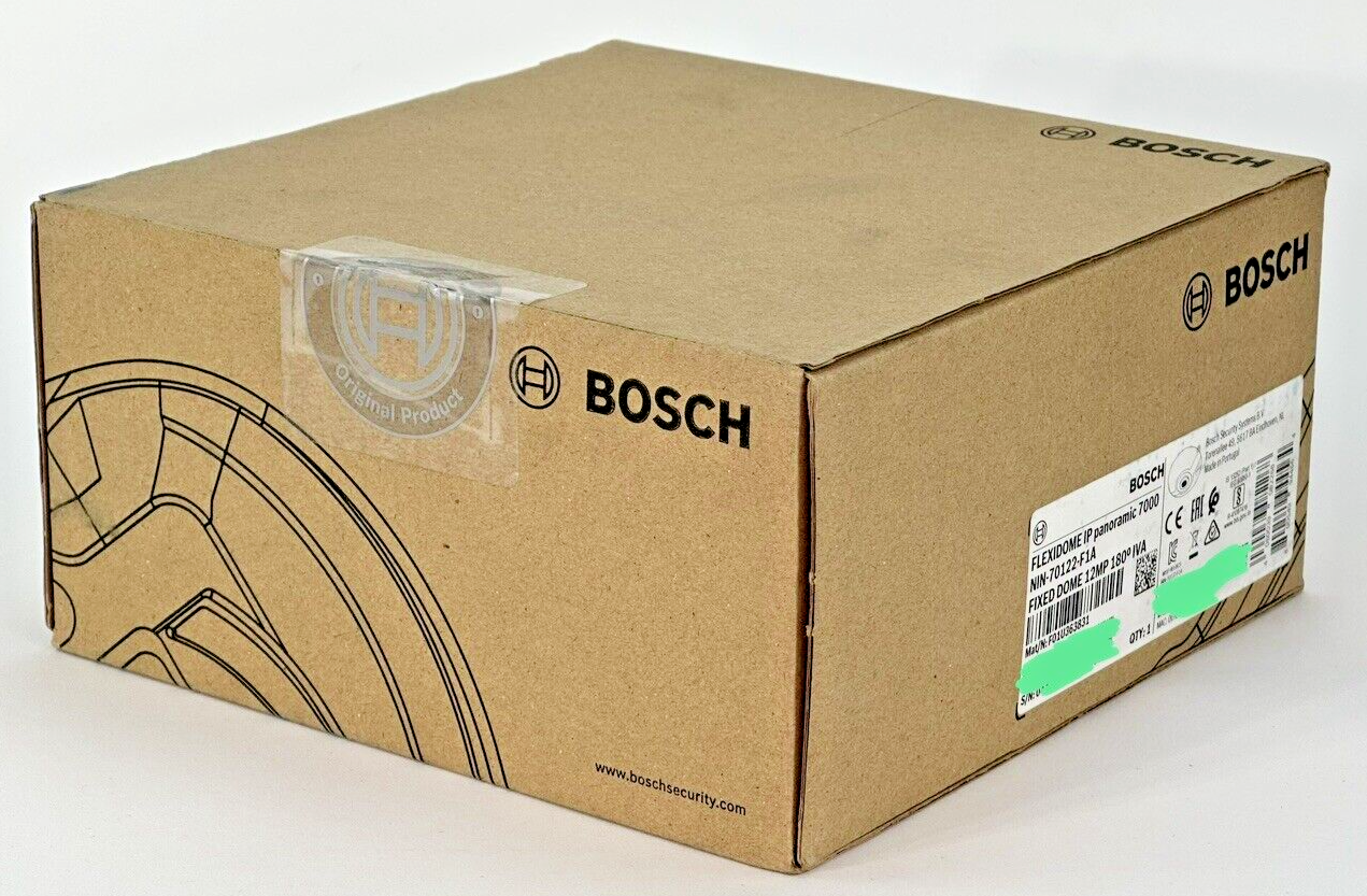 Lot of 6 Bosch NIN-70122-F1A IP 12MP 180 deg IVA Panoramic Camera Fixed Dome MP