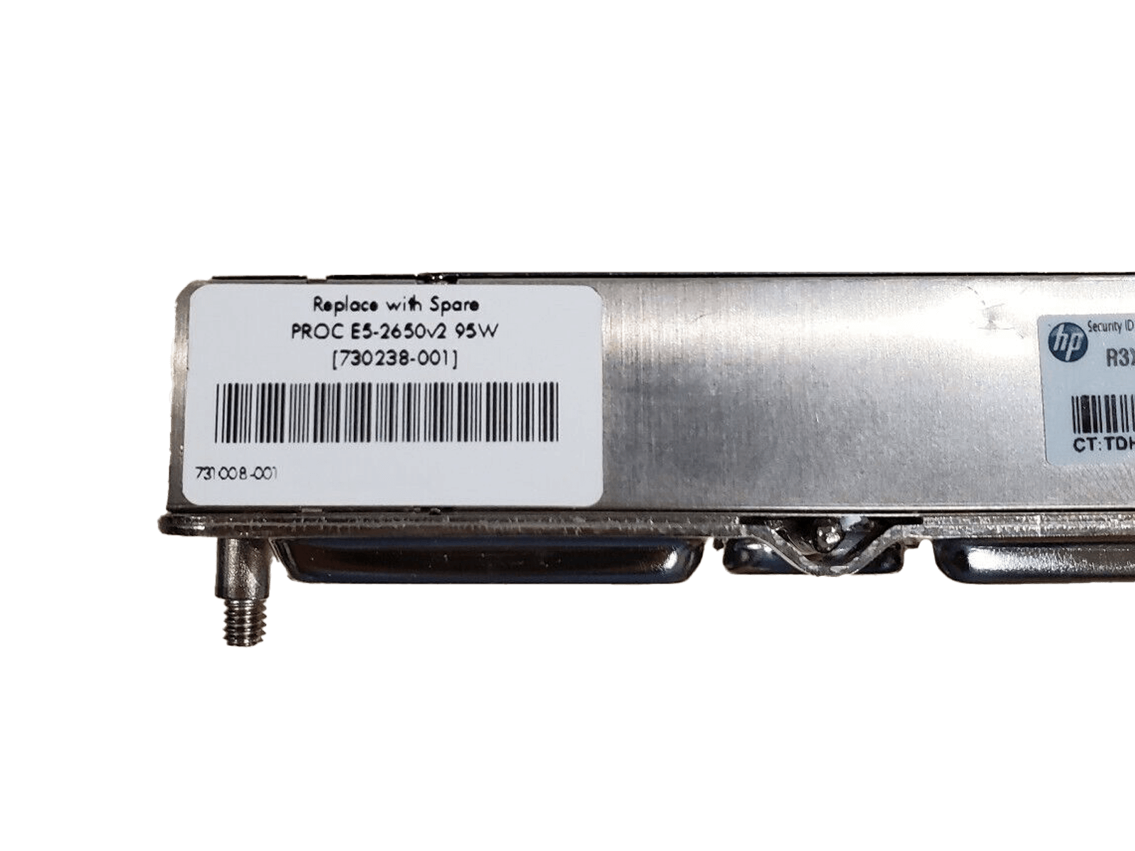 HP HPE Genuine Heatsink SL200 Series Gen8 PN 707834-002 SPN 709991-002 Rear G8.