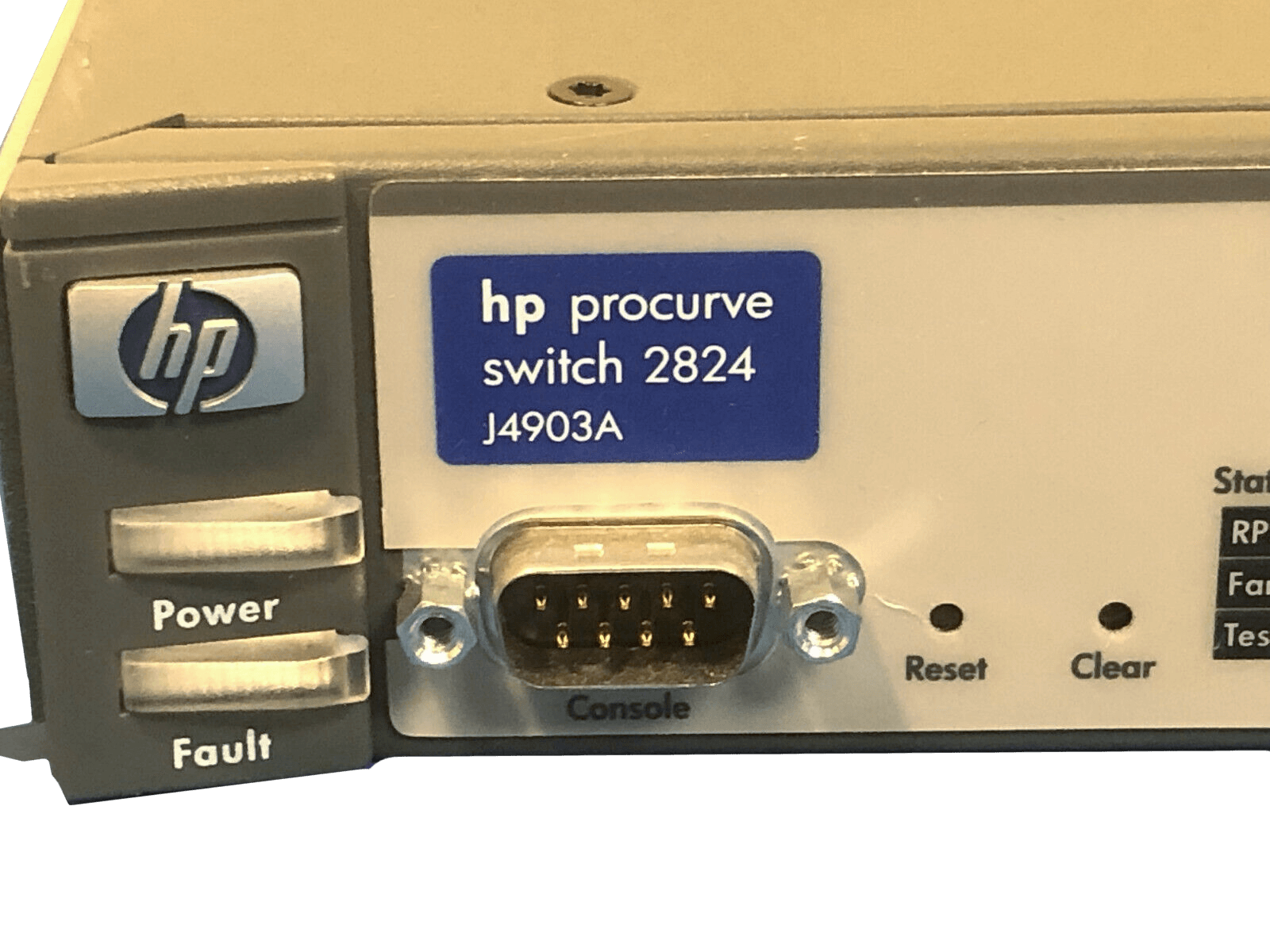 HP ProCurve Gigabit 1GbE Switch 2824 J4903A 24x RJ-45 Ports 10/100/1000.