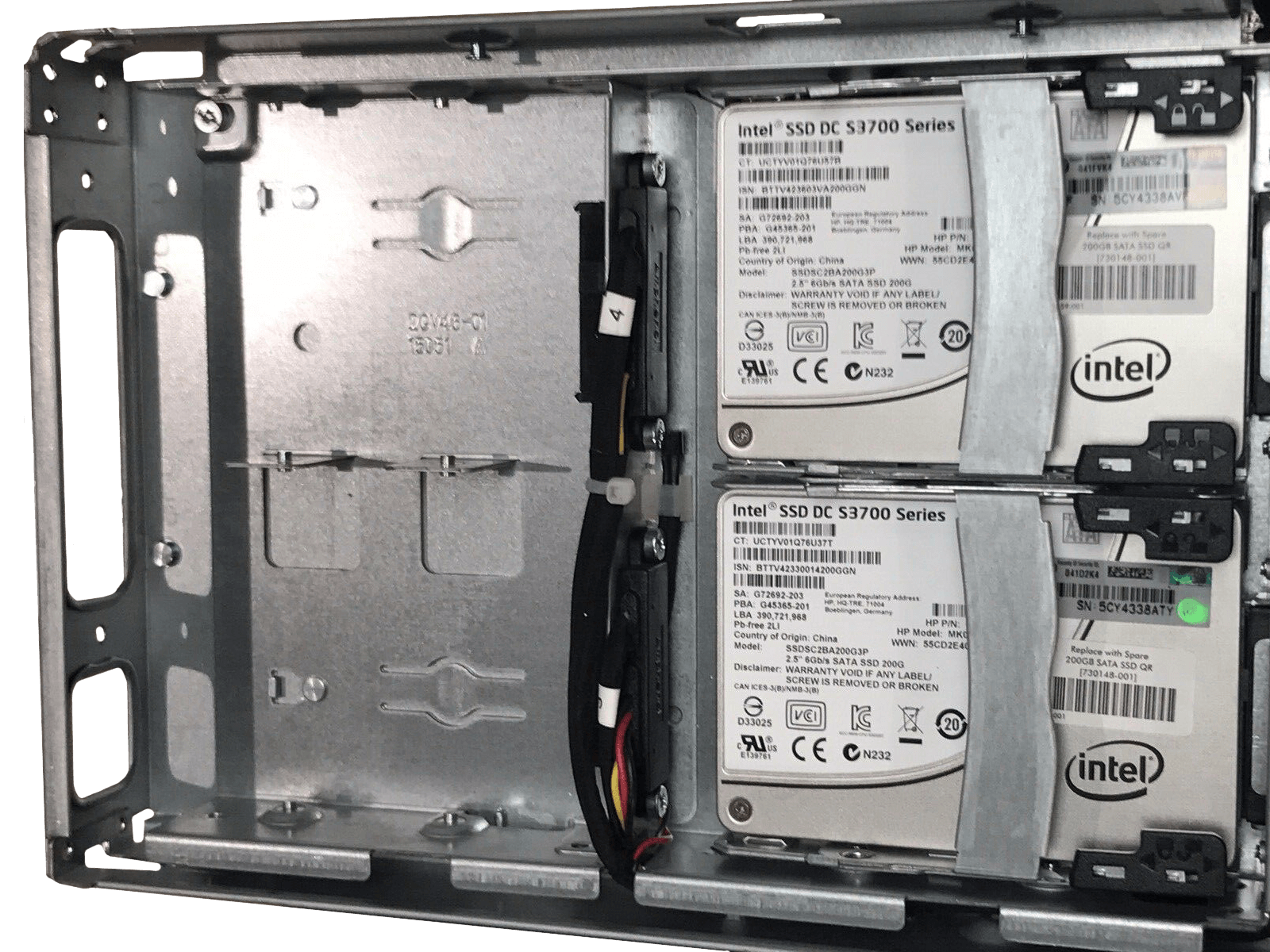 HP ProLiant S6500 8x SL230s 16x E5-2650V2 1024GB 16x 200GB SSD 10Gb NIC 8Gb FC.