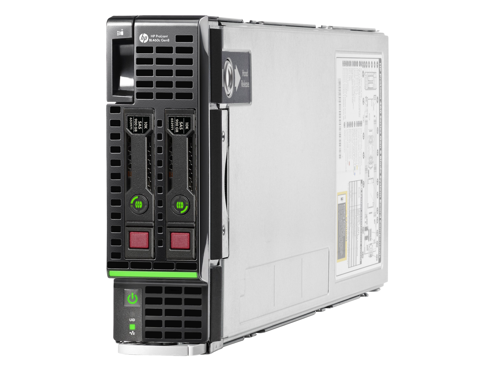HP ProLiant BL460c Gen8 Blade Server 2x E5-2670 64GB RAM no HDD 530FLB P220i