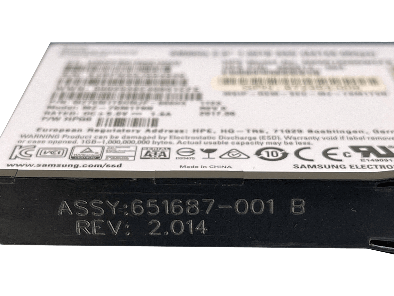 HPE 822786-001 800GB SAS 12Gb/s 2.5" SFF Mixed Use SC TLC SSD Solid State Drive