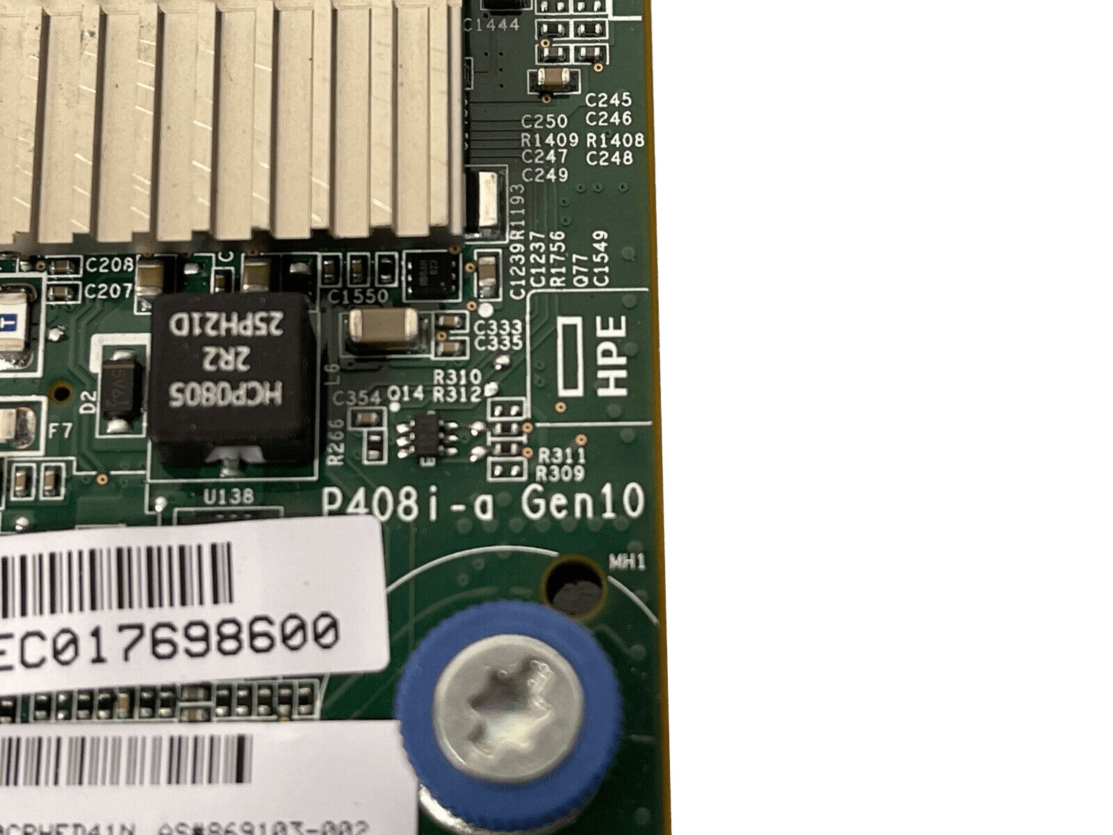HPE 869081-B21 P408i-a SR Gen10 2GB Cache 12G SAS RAID Controller Adapter 2 Port 8 Lanes LH.