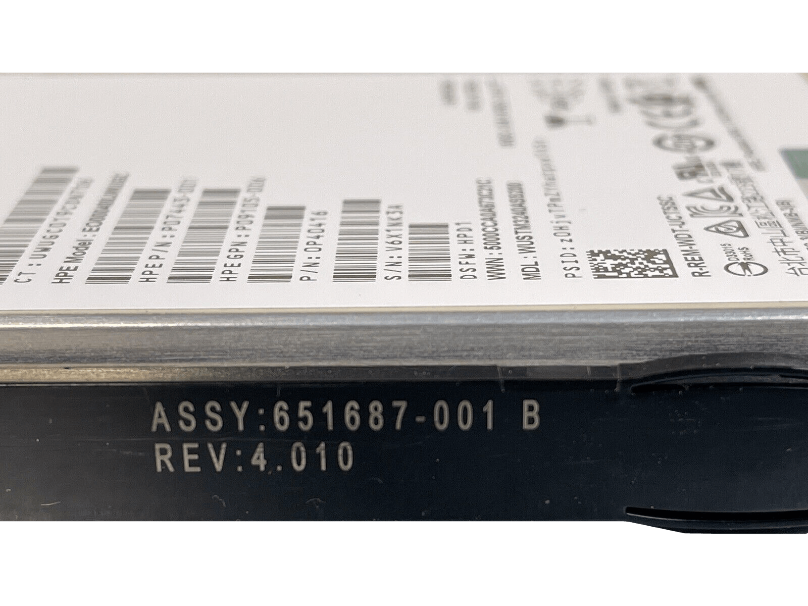 HPE P09947-001 400GB SAS 12Gb/s 2.5" SFF Write Intensive SC MLC SSD Solid State Drive