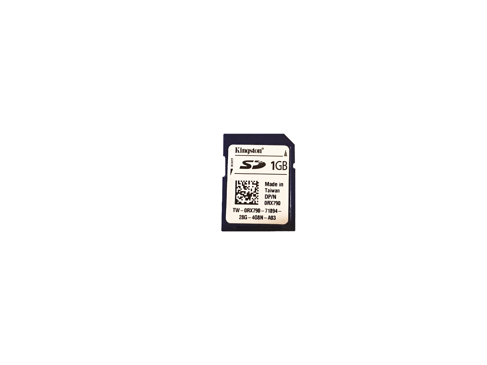 Dell Genuine 0RX790 Kingston RX790 1GB Flash SD Card Memory for Dual SD module.