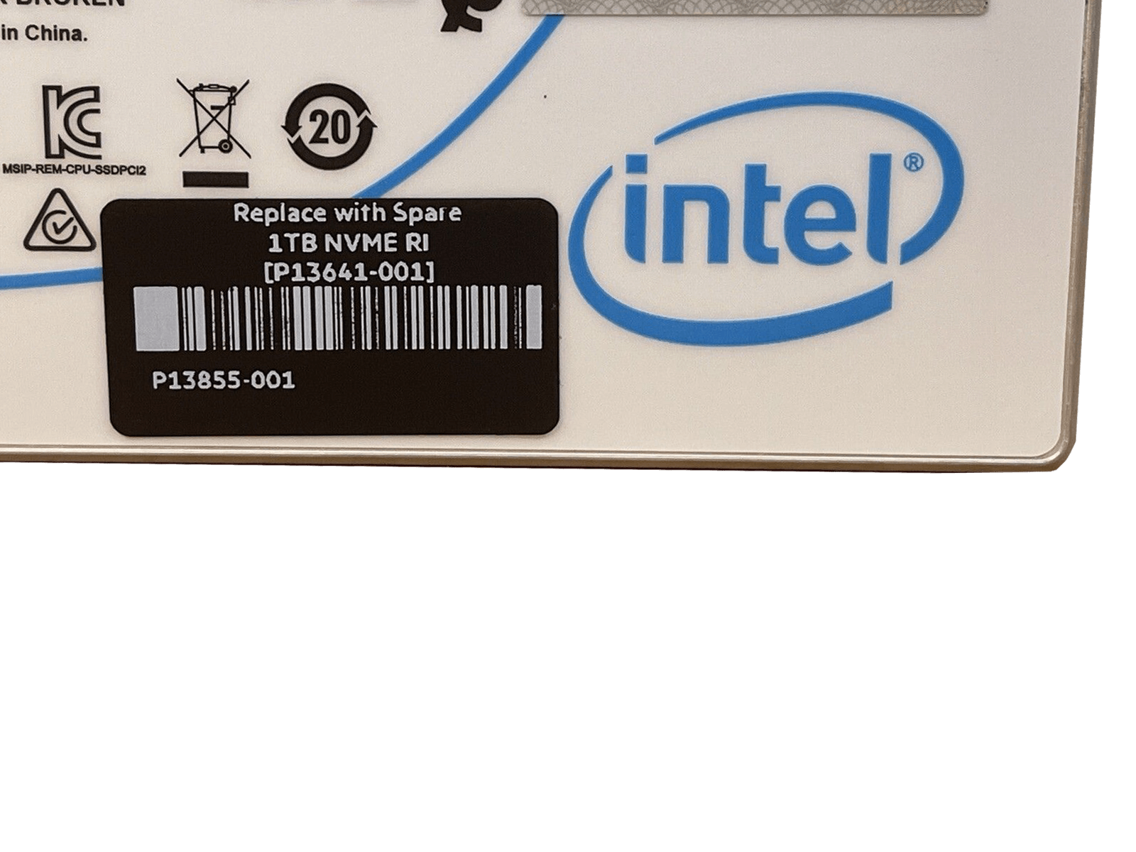 HPE P13641-001 HPE 1TB U.2 NVMe 2.5" SFF Read Intensive TLC SSD Solid State Drive