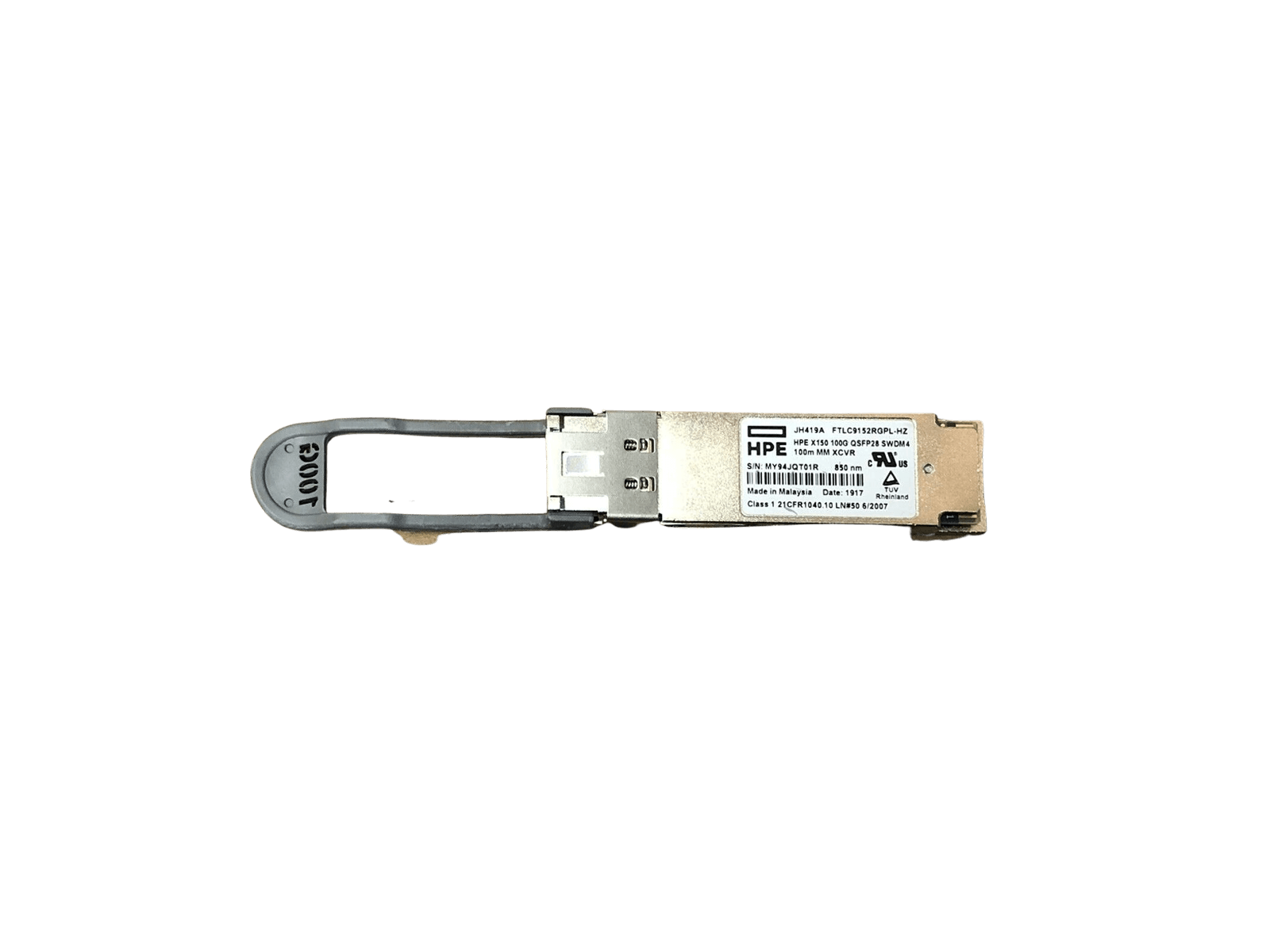 HPE JH419A X150 100G QSFP28 LC SWDM4 Multi-Mode MM 850nm 100m Transceiver