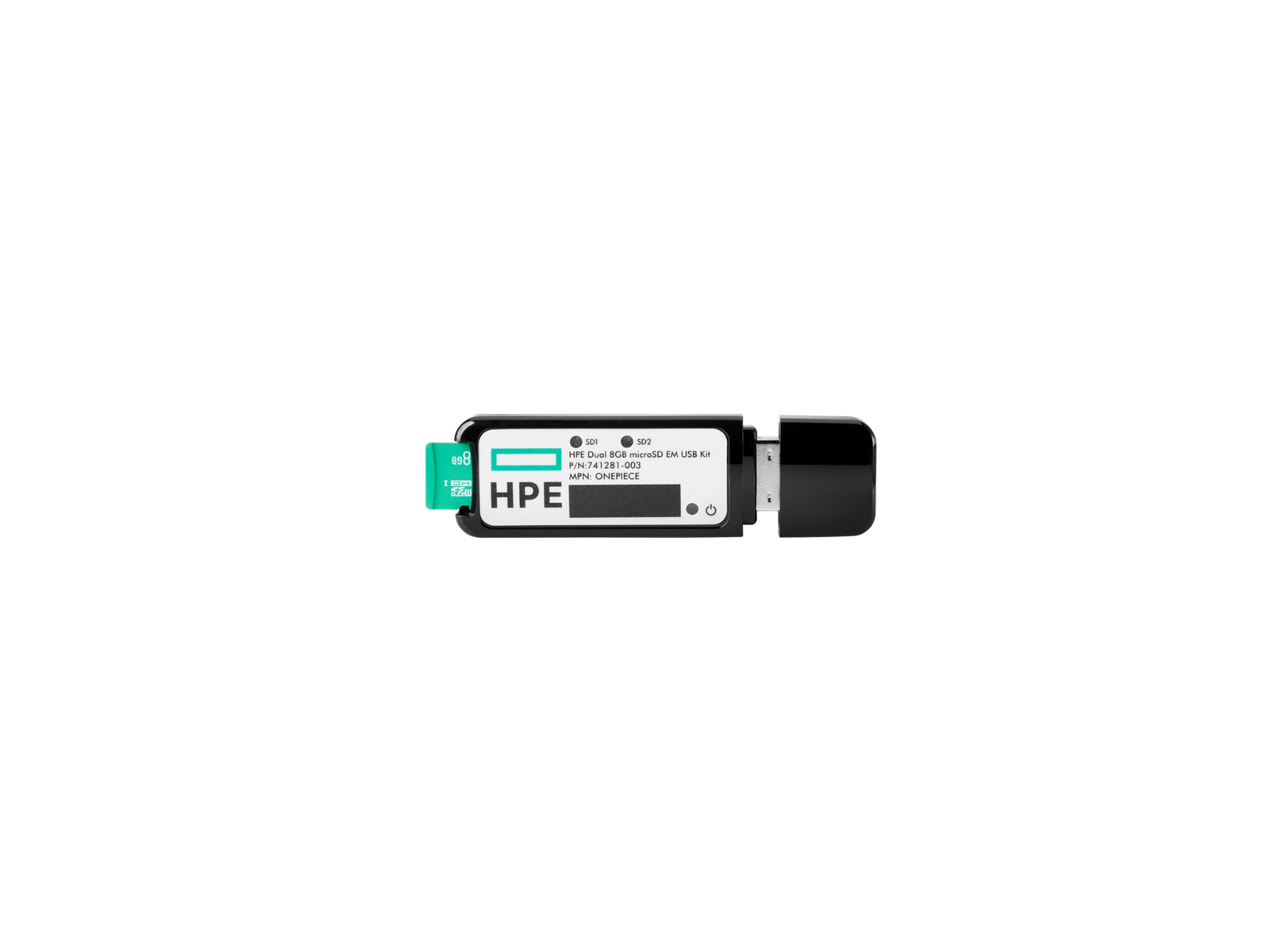 HPE P21868-B21 Bootable Dual 32GB MicroSD Card in Raid 1 Mirror USB Boot Drive P23103-001.