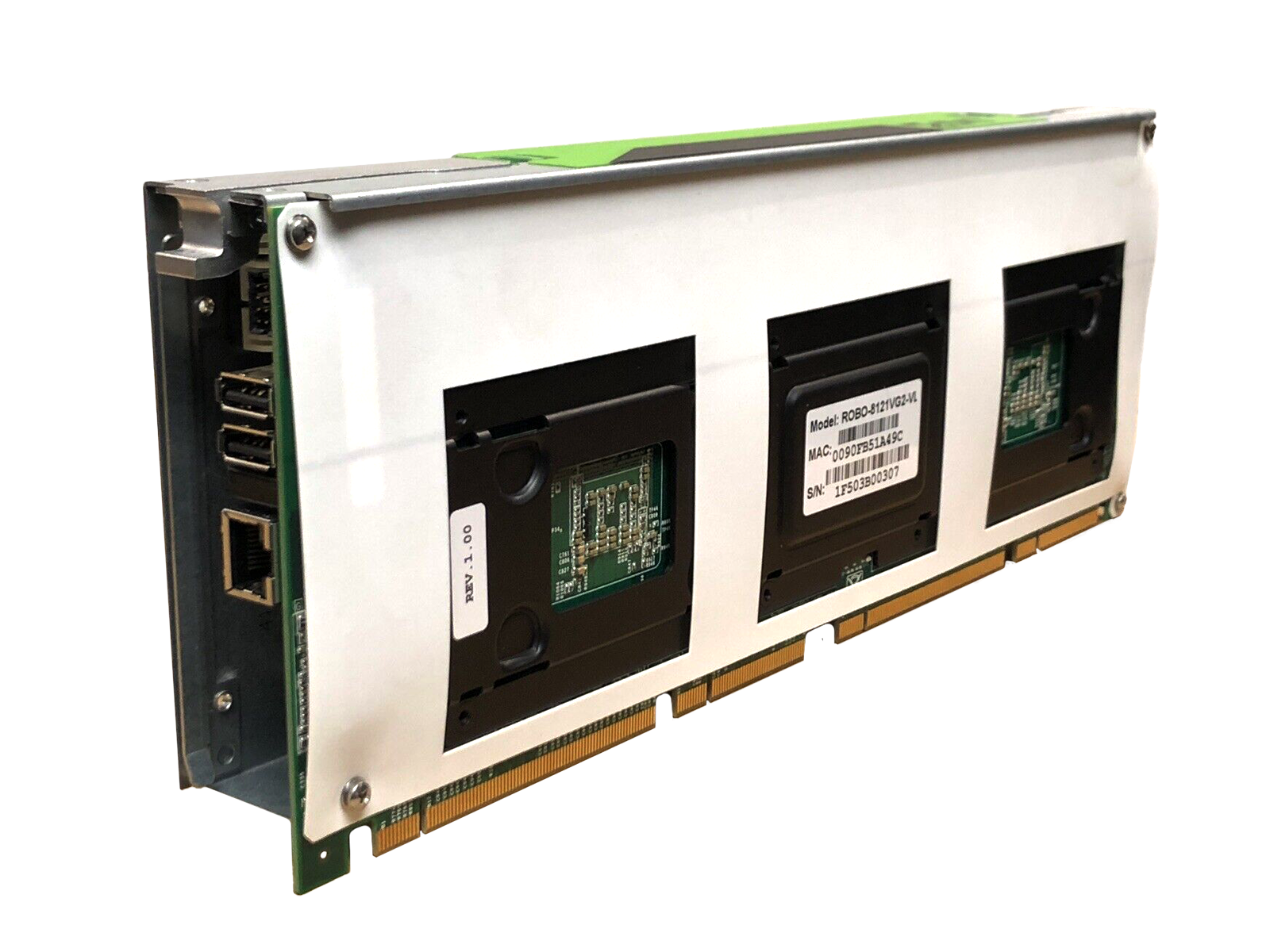 Portwell ROBO-8121VG2 2x E5-2450V2 192GB ECC DDR3 RAM 180GB SSD PICMG 1.3 ROBO-8121VG2-VL.