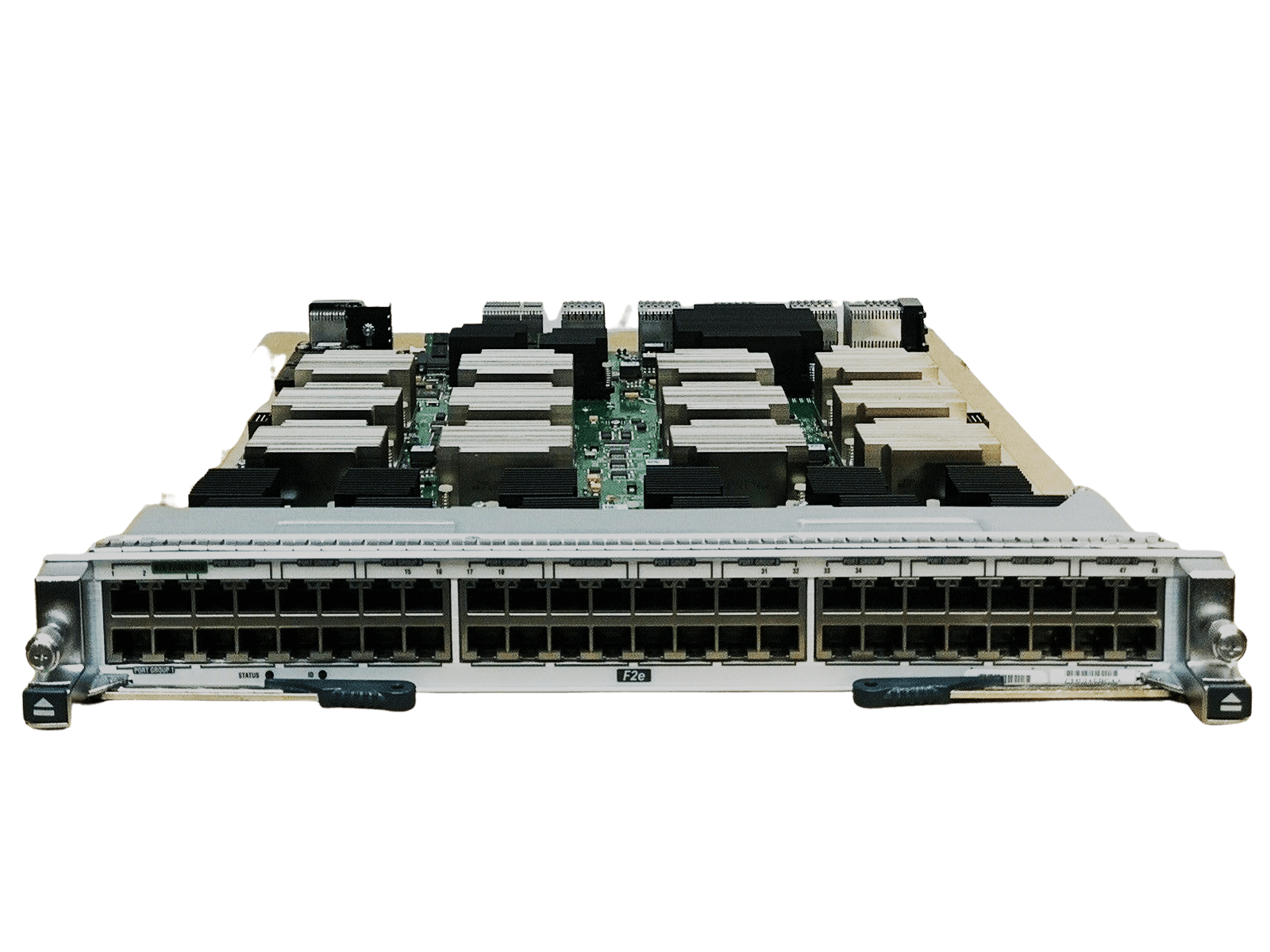Cisco N7K-F248XT-25E Nexus 48 Port 1Gb/10Gb RJ45 Copper C7010 10GE Switch Module.