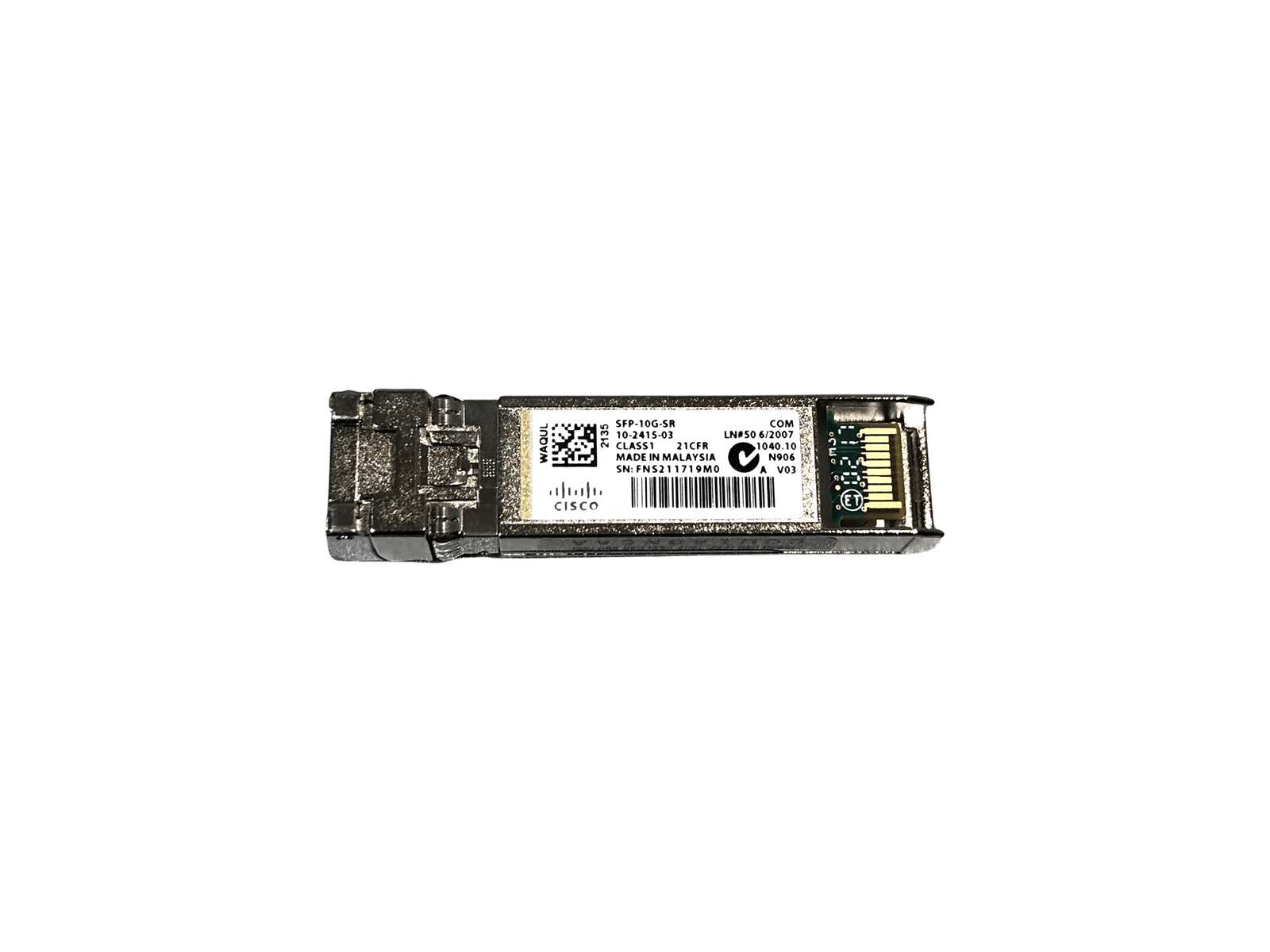 Cisco 10-2415-03 10G-SR SFP+ FC LC-LC Multi-Mode MMF 850nm 300m Transceiver