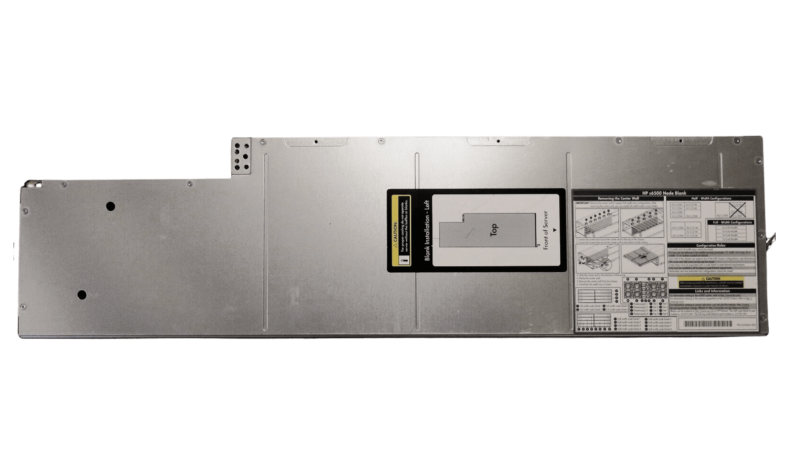 HP 688928-B21 S6500 Proliant Blank kit LEFT 631466-002 622372-B21 Half Width Qty.