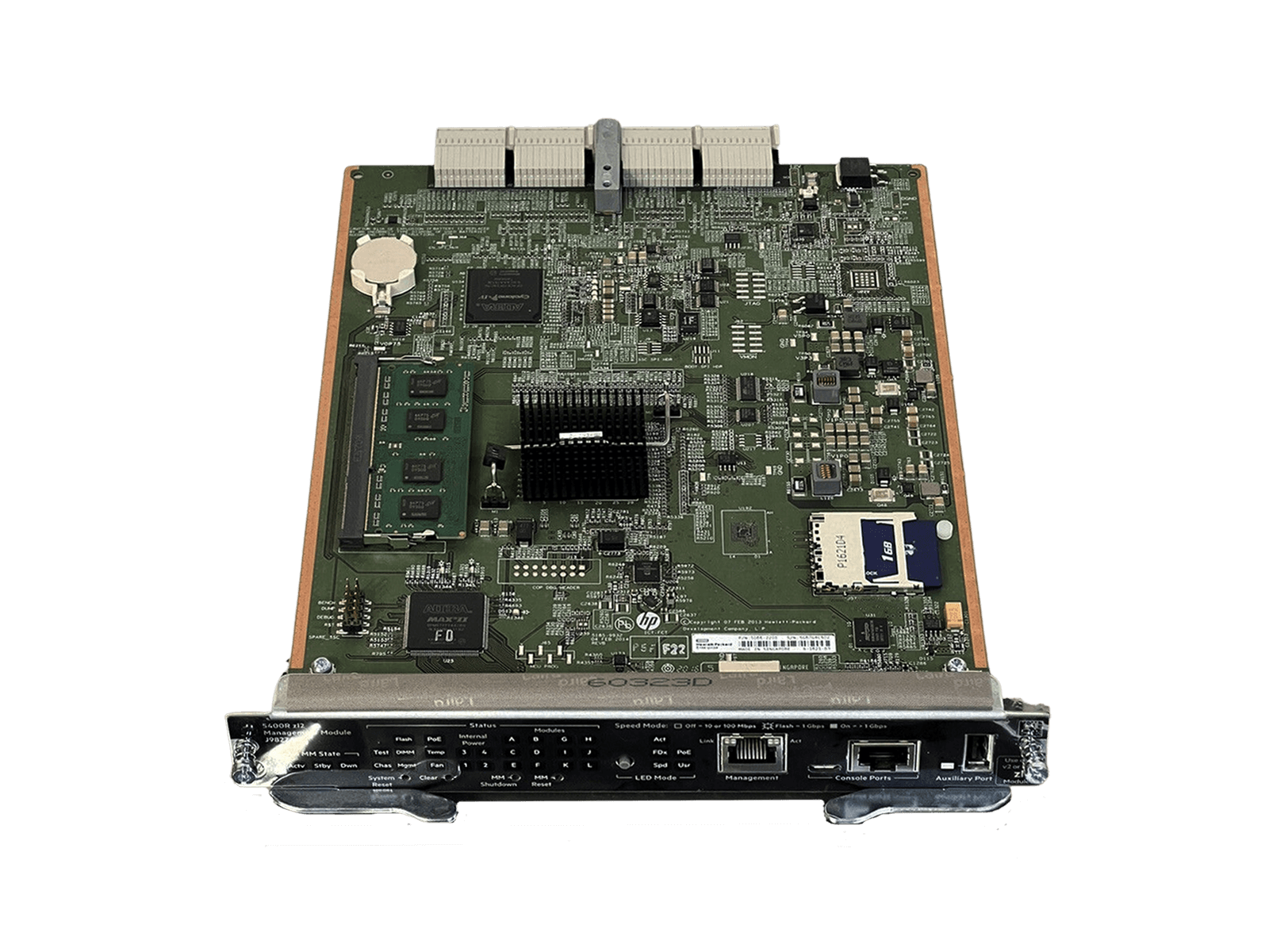HP HPE 5400R J9827A ZL2 Management Module 4GB RAM 1GB SD 5066-2201.