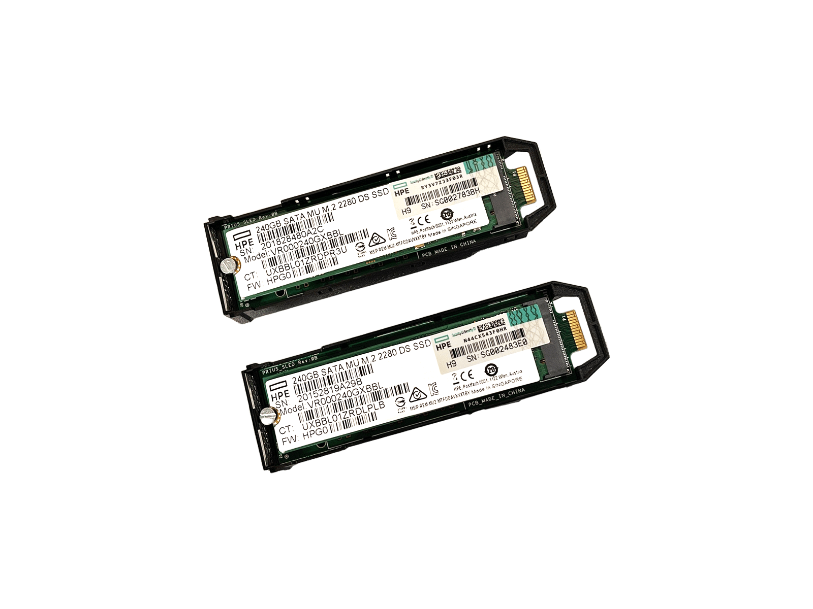 HPE P19894-B21 Boot Device SFF 2x 240GB M.2 SFF SCM Solid State Drive 2280 SSD.