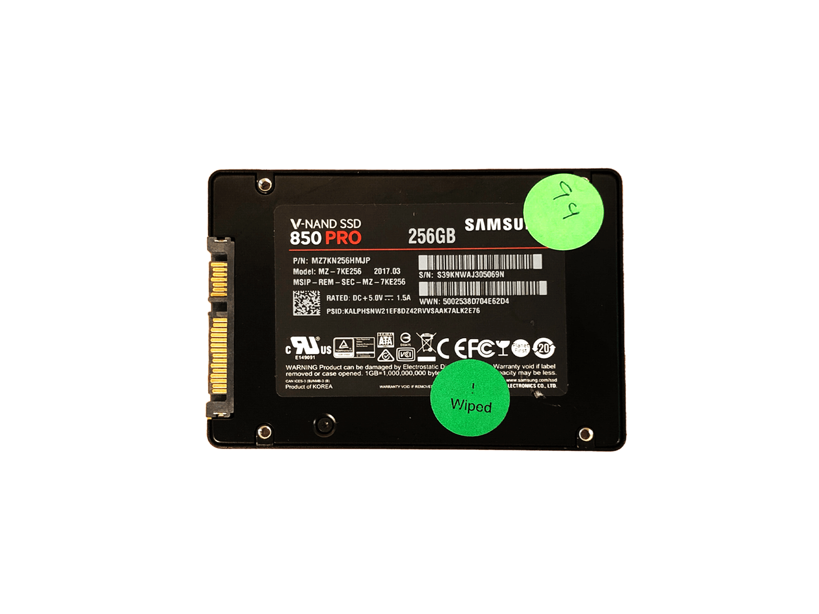 Samsung MZ-7KE256 256GB SATA 6Gb/s 2.5" SFF SSD Solid State Drive
