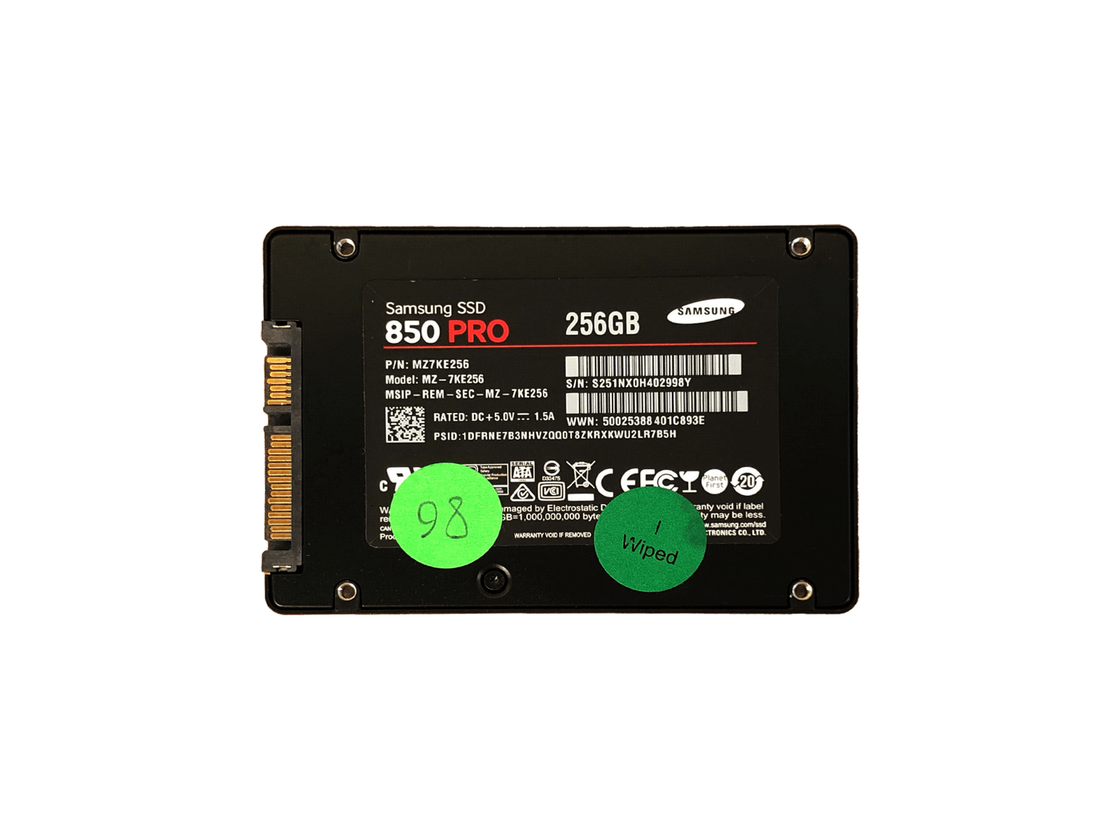 Samsung MZ-7KE256 256GB SATA 6Gb/s 2.5" SFF SSD Solid State Drive