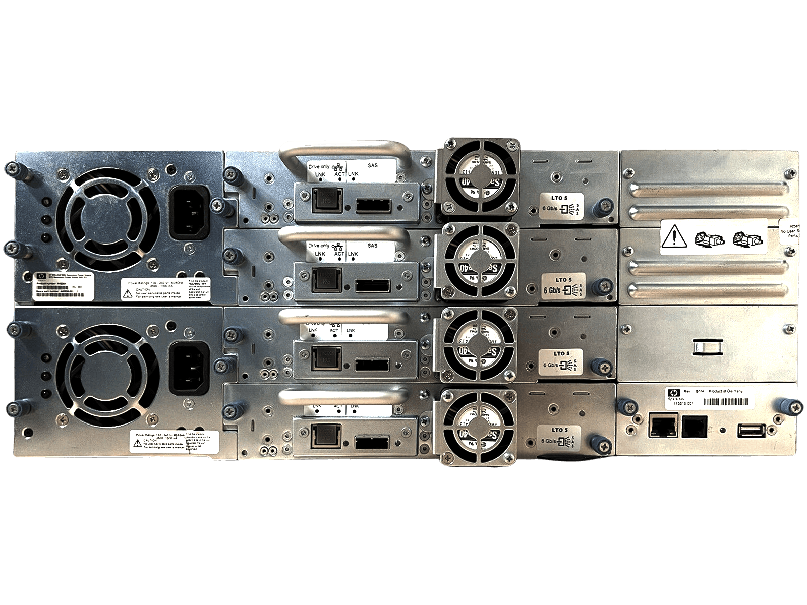 HPE StoreEver MSL4048 48-Slot LTO Tape Autoloader Library 4x LTO-5 HH SAS AK381A.
