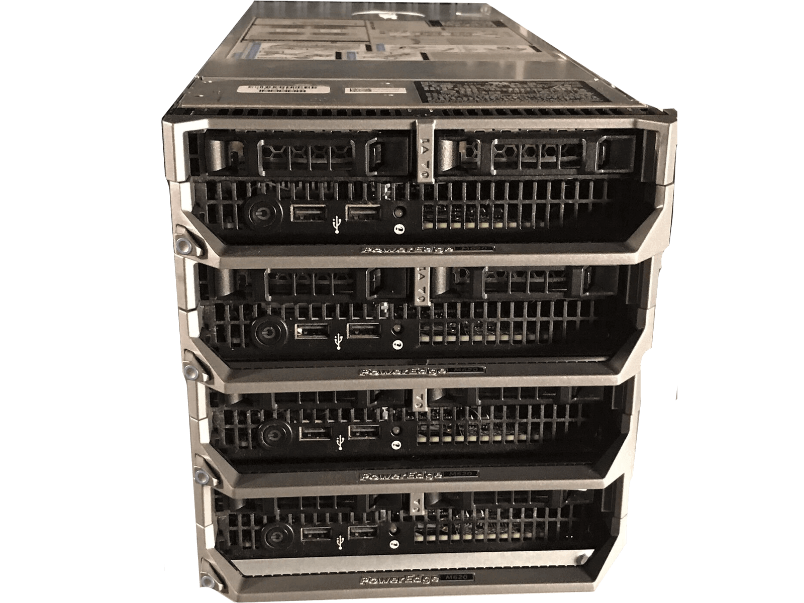 16x M620 M1000e v1.1 Dell E5-2650V2 1024GB 10G NIC 8F6NV XWKGY 210Y6 0XW5C X520.