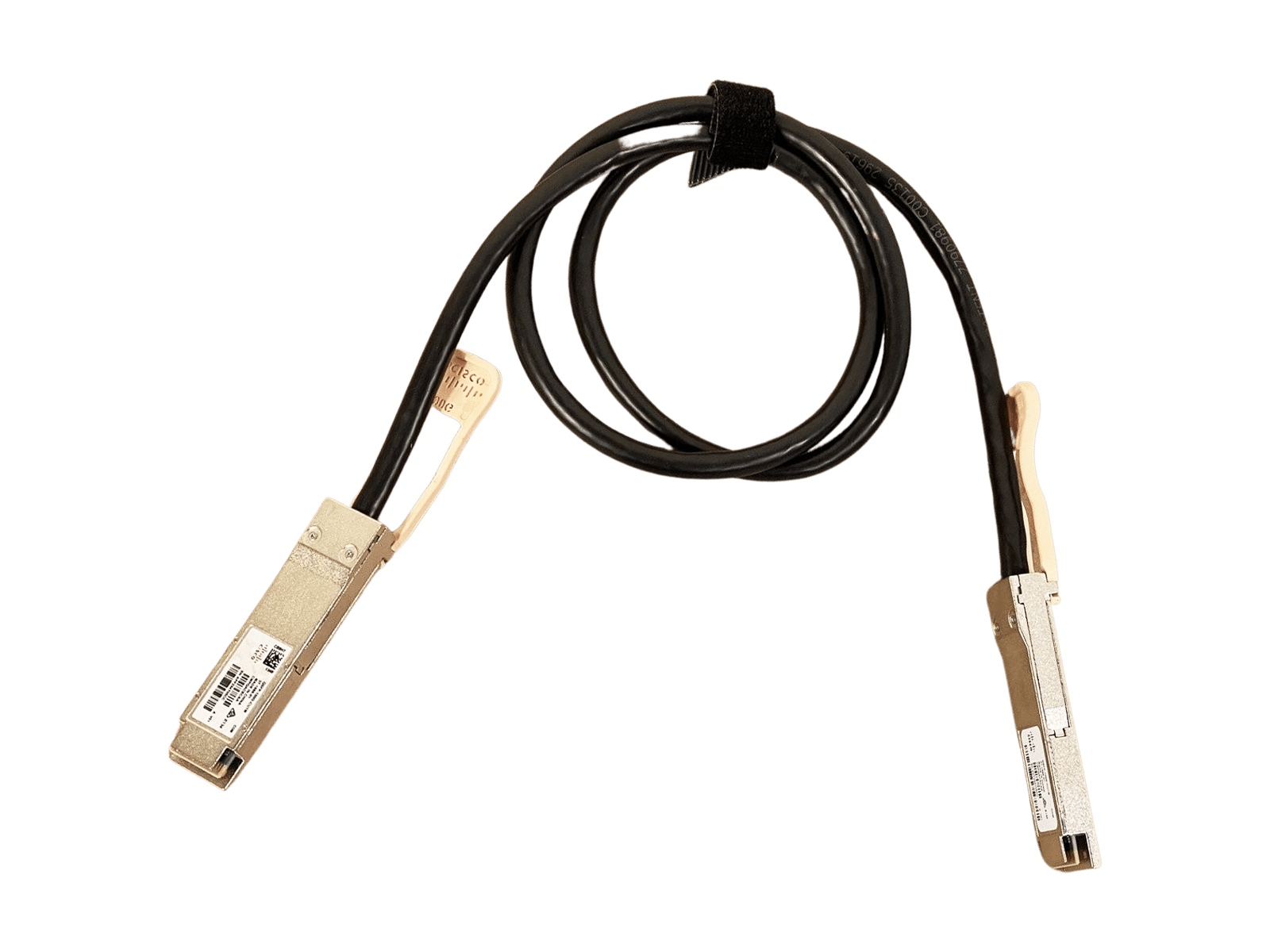 Genuine Cisco QSFP-100G-CU1M 100GBASE-CR4 Passive Copper 1M Direct Attach Cable.