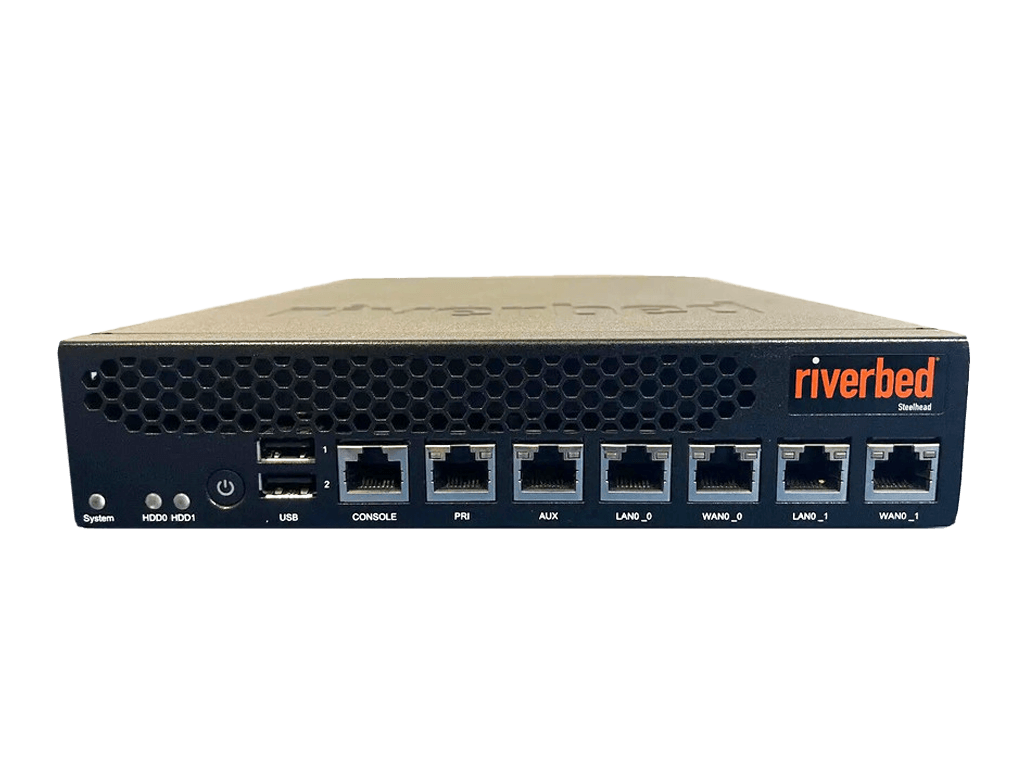 Riverbed SteelHead CX 255 WAN Optimization Appliance M Spec License Tested  PSU RB100-00120-08 E.