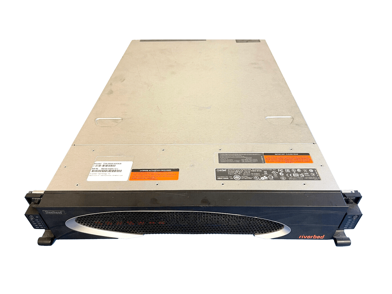 Riverbed Steelhead CX 5055 WAN Optimization Appliance M Spec License Dual PSU RB100-00205-13 J.