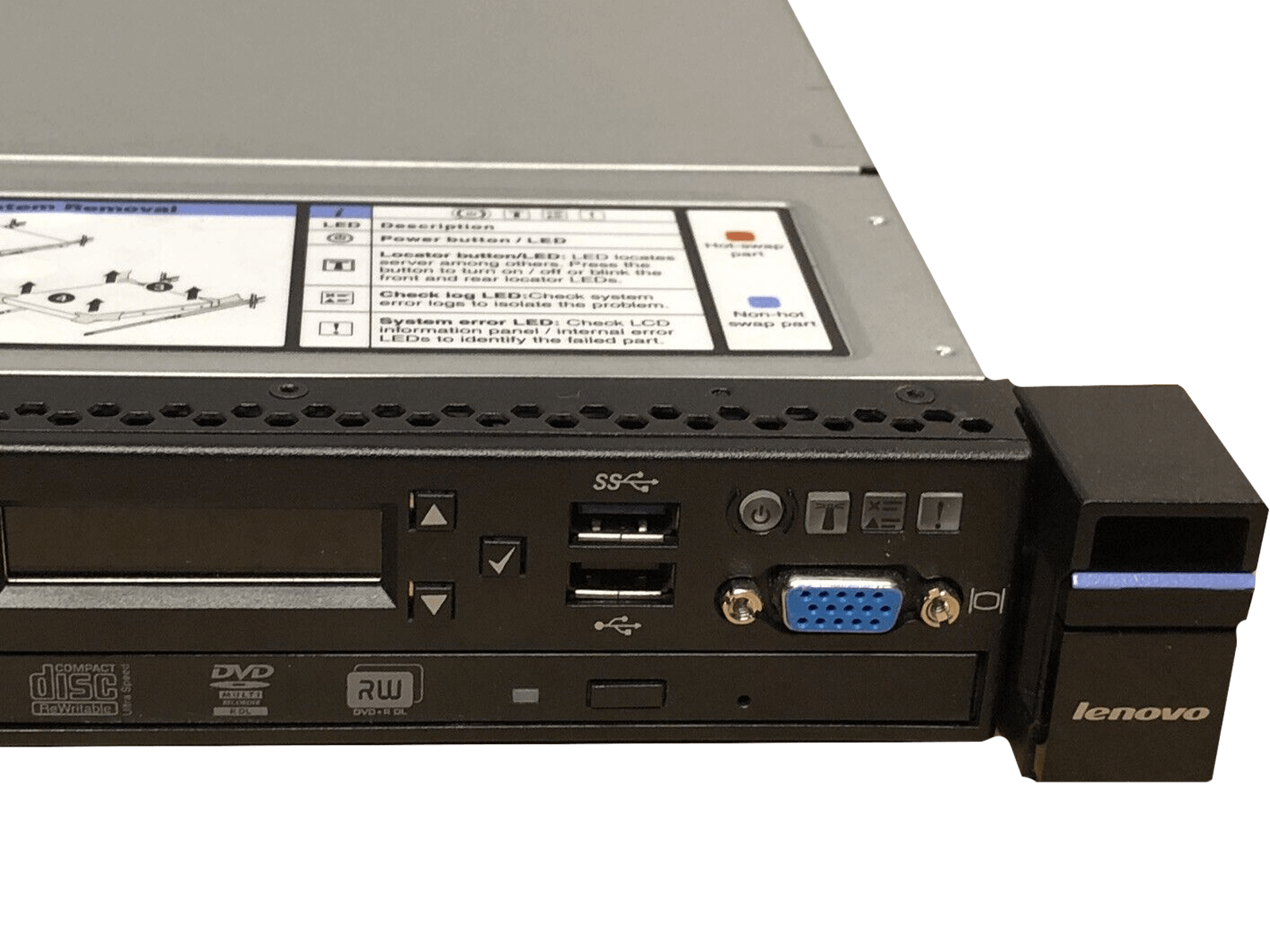 IBM x3550 M5 Server E5-2620V3 32GB 8x SFF M5210 1GB 1x 550W PSU Adv LED Panel.