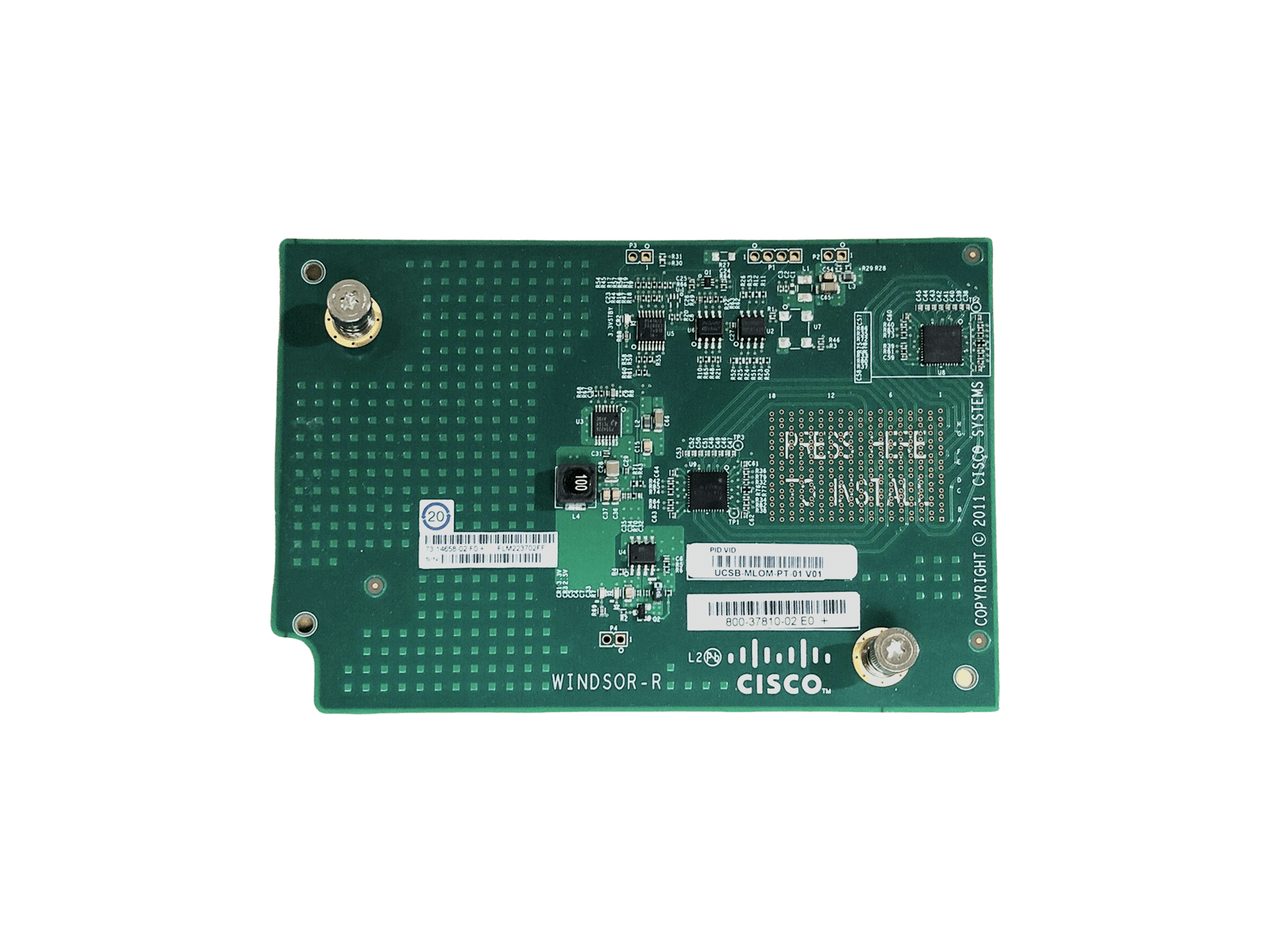 Cisco UCSB-MLOM-PT-01 UCS Port Expander for VIC 1240 and 1340 Additional 4 Ports.