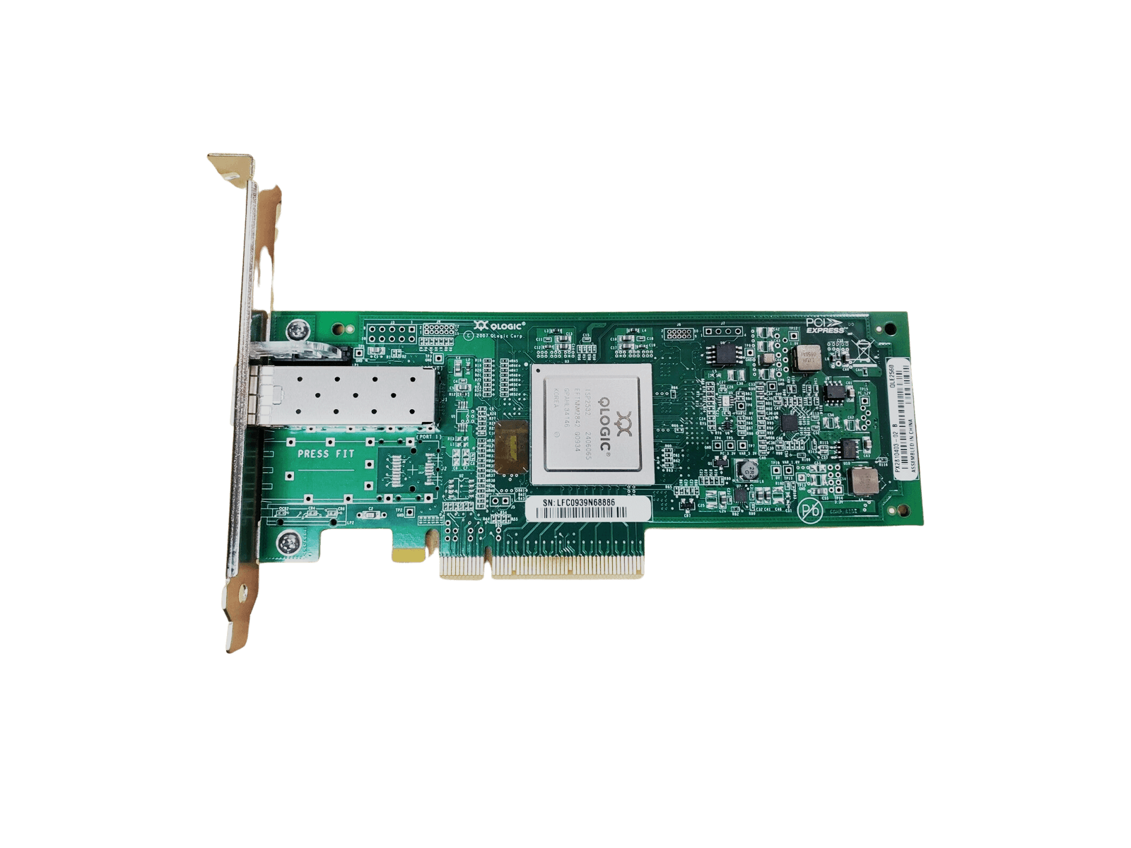 QLogic QLE2560 Single Port 8Gb/s FC HBA Fibre Channel 8G 8Gbps FH  PX2810403-02.