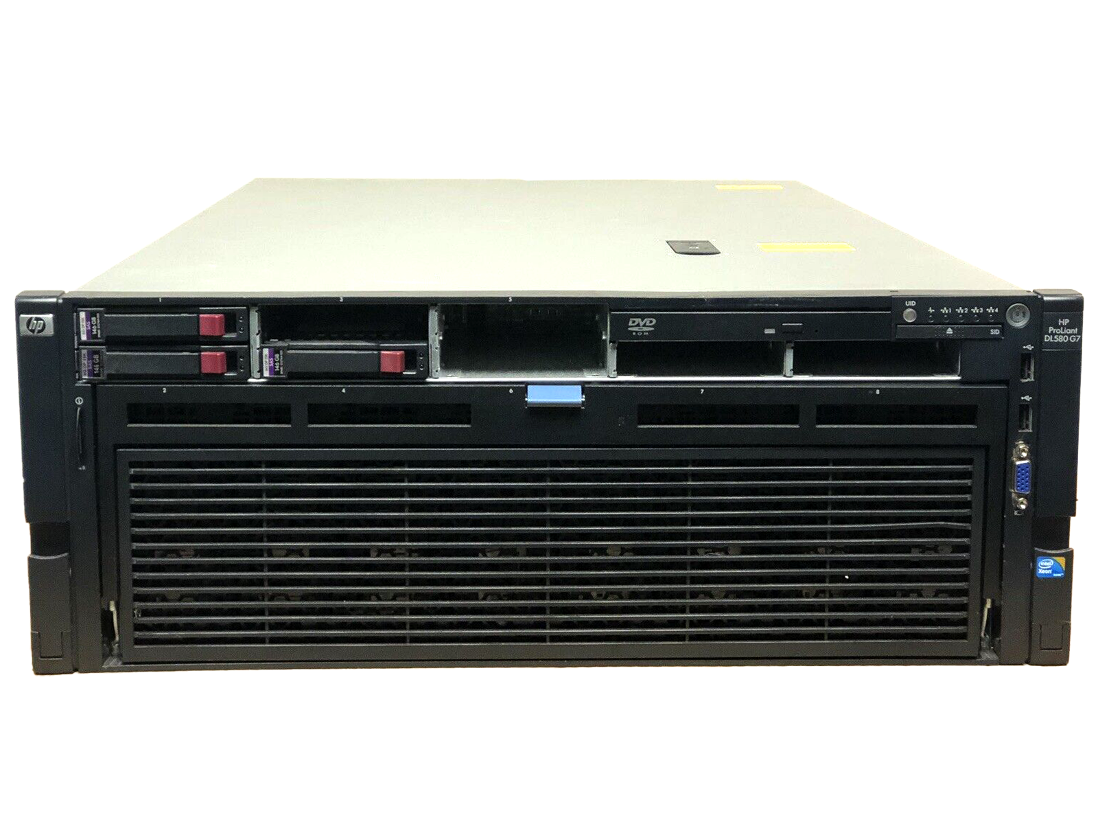 HP ProLiant DL580 G7 Server 4x 8 core X7560 2.26GHz 1024GB RAM 3x 146GB 10K 4x PSU