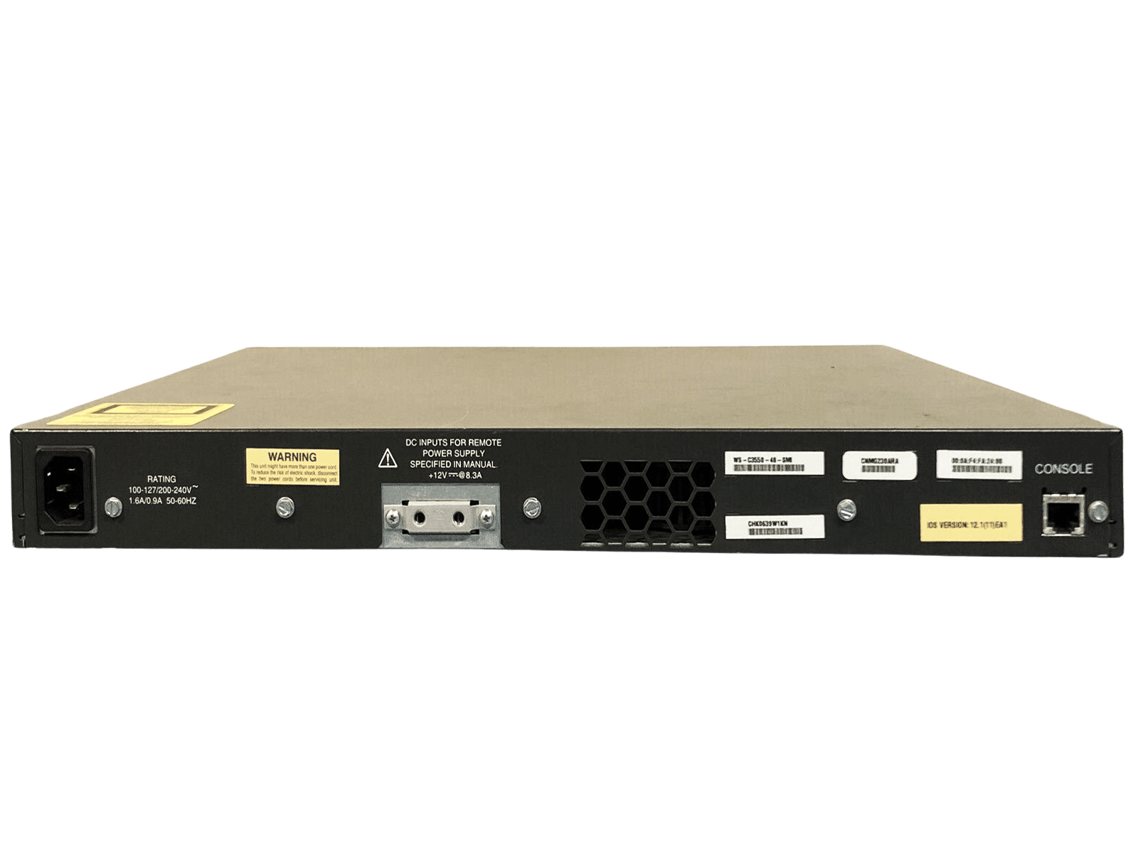 Cisco Catalyst 3550 WS-C3550-48-SMI Ethernet Switch 48x 10/100 RJ45 2x 1Gb GBIC.