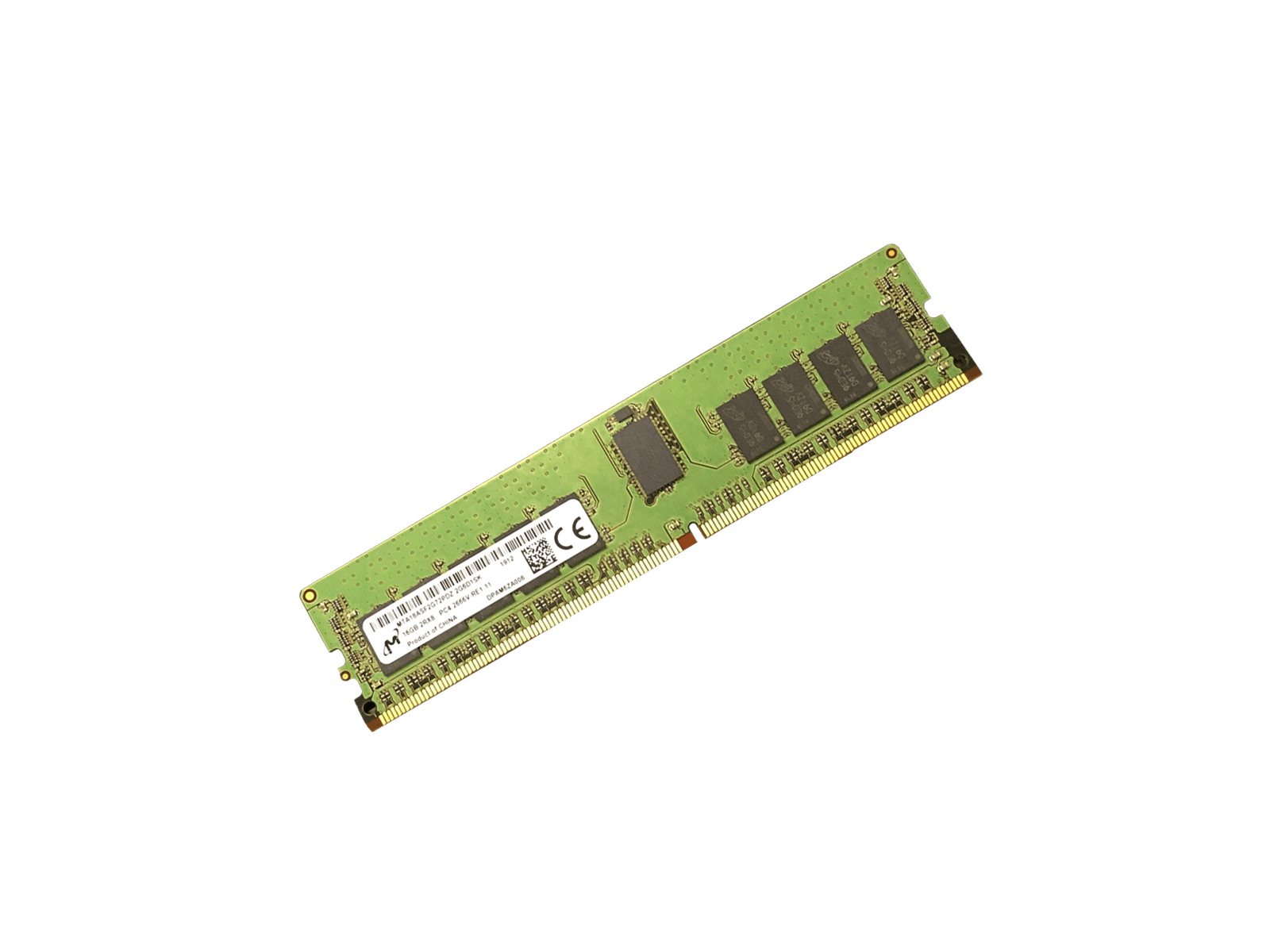 Micron MTA18ASF2G72PDZ-2G6D1 1x16GB Dual Rank x8 DDR4 2666MHz RDIMM ECC CL19 Ram Memory