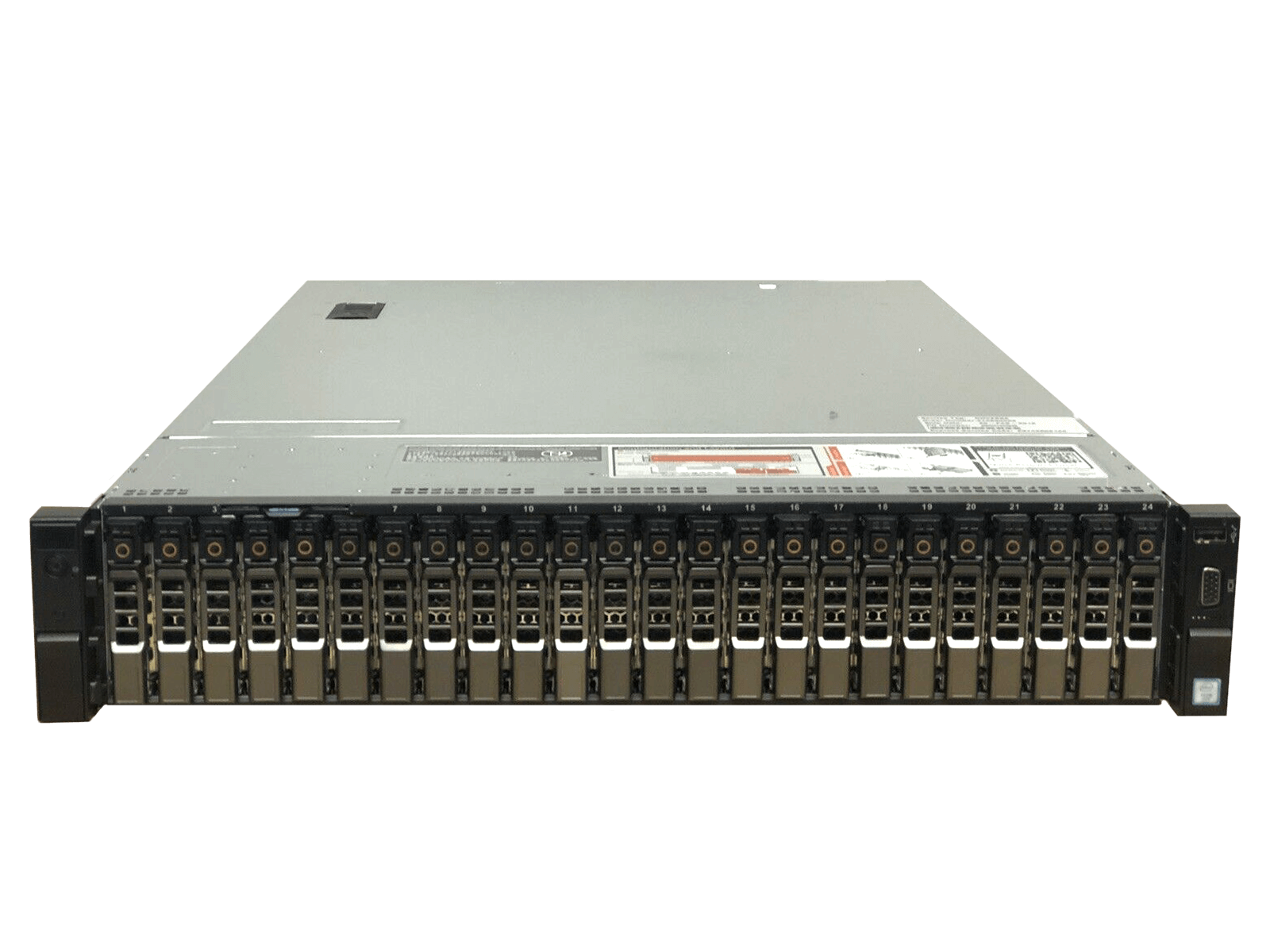 Dell R730xd 2x E5-2697V3 256GB 24x 1.2TB 10K 2x 200GB SAS SSD H730P 1100W 10GbE.