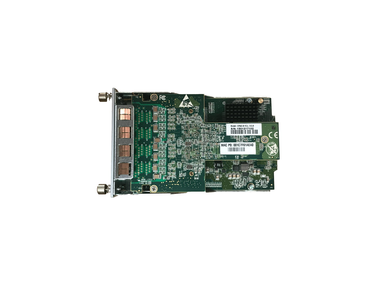 Check Point 8 Port RJ45 Gigabit Network Add-In I/O Module CPAC-8-1C-L V:2.6.