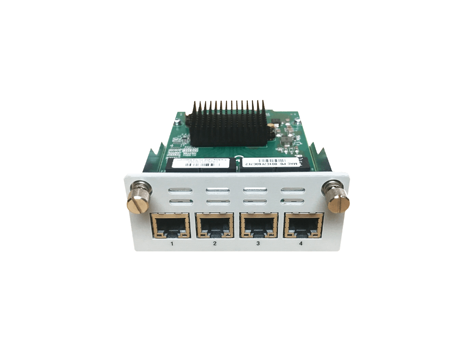 Check Point 4 Port RJ45 Gigabit Ethernet Network Add In Module CPAC-4-1C-L V:1.3.