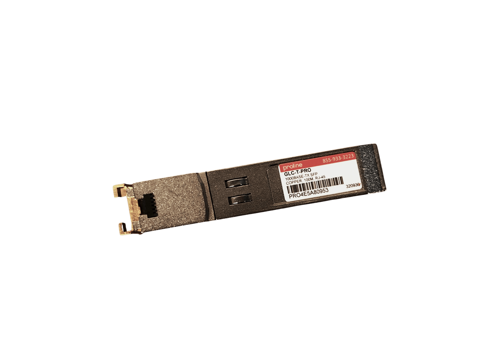 Proline GLC-T-PRO 1.25Gbps 1000BASE-TX SFP SGMII 100m Copper RJ-45 Transciever