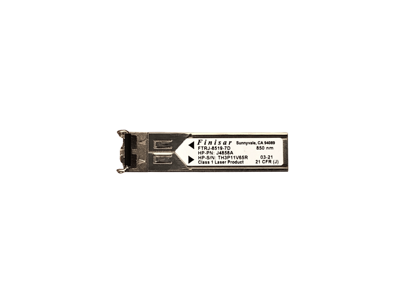 HP Finisar J4858A ProCurve X121 1G SFP LC-LC SX MMF 850nm 550m Transceiver