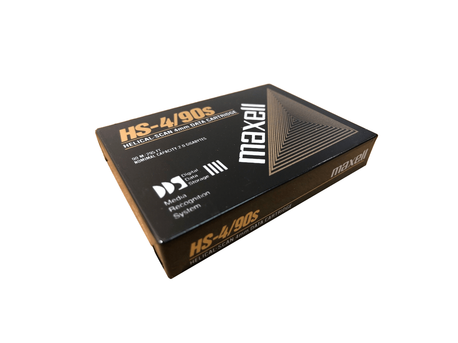 New Maxell HS-4/90s Helical Scan 4mm Data Cartridge 2GB 90m 295ft DDS Sealed.