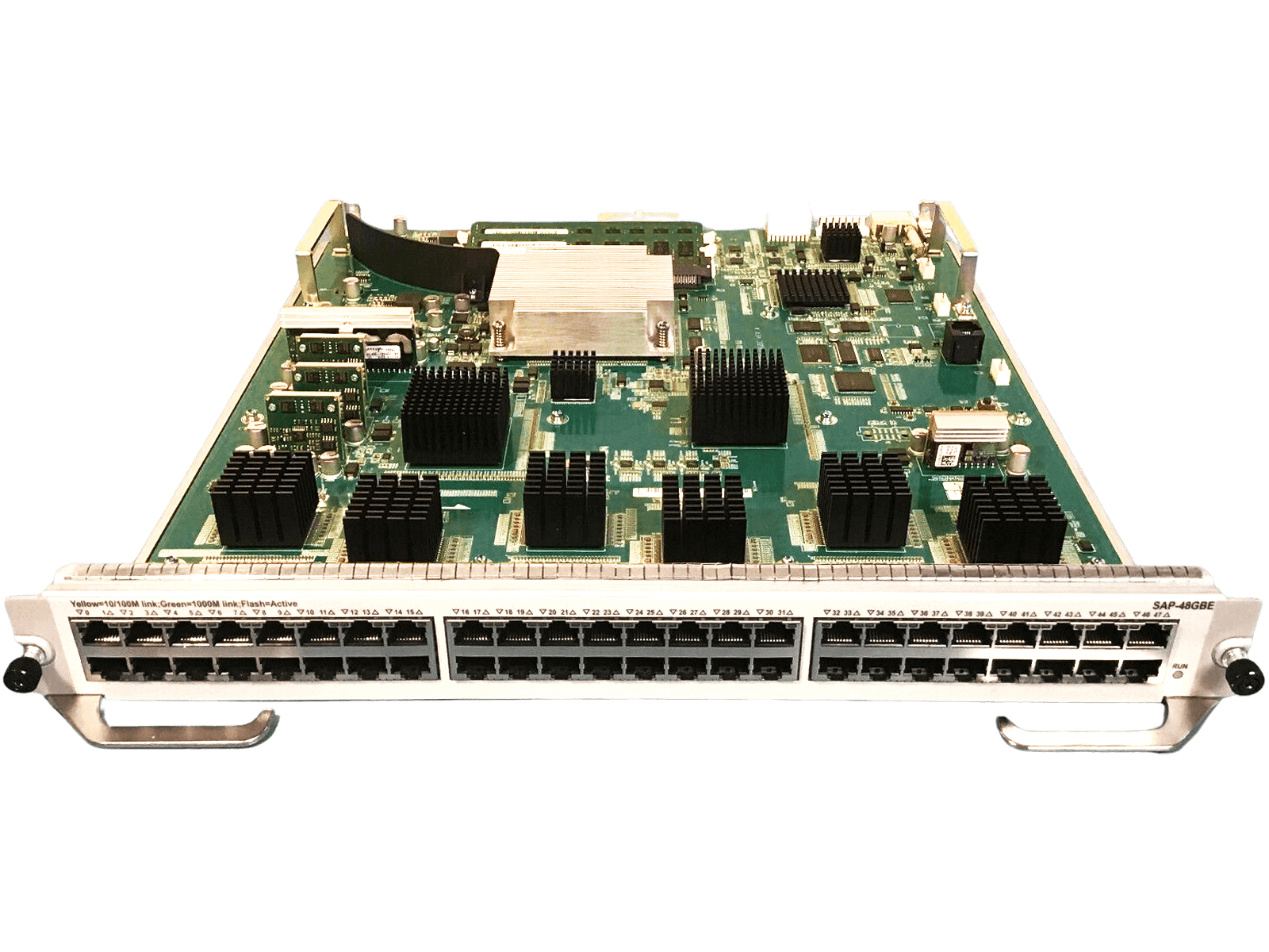 HPE JC567A FlexNetwork SAP-48GBE Port Aggregation Platform Expansion Module.