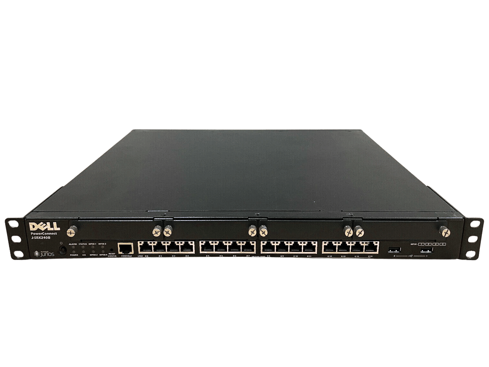 Dell PowerConnect J-SRX240B Secure Router VPN Firewall Juniper JunOS WAN Gateway.