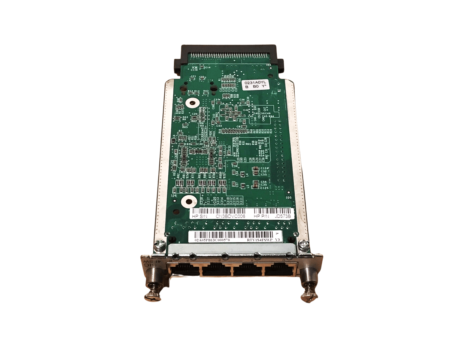 HP JD573B MSR 4-port 10/100Base-T Switch SIC Module JD573-61201.