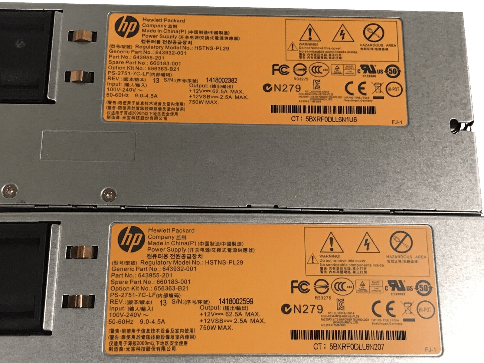 HP DL380p G8 2x E5-2630 6-core 512GB 8 bay SFF 2x 750W PSU P420i 512MB NIC iLO Adv