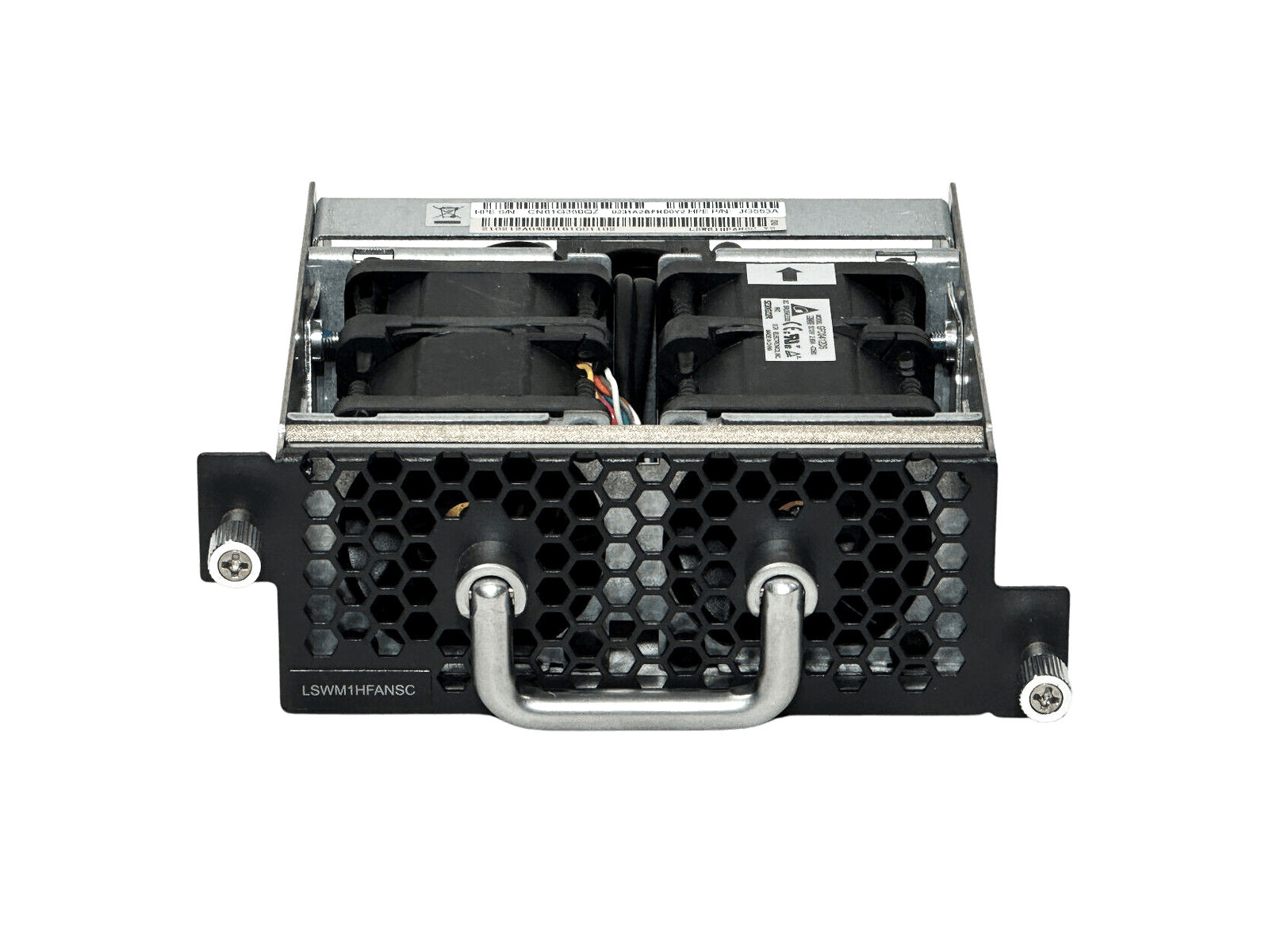 HPE JG553A X712 Back (Power Side) to Front (Port Side) Airflow High Volume Fan Tray.