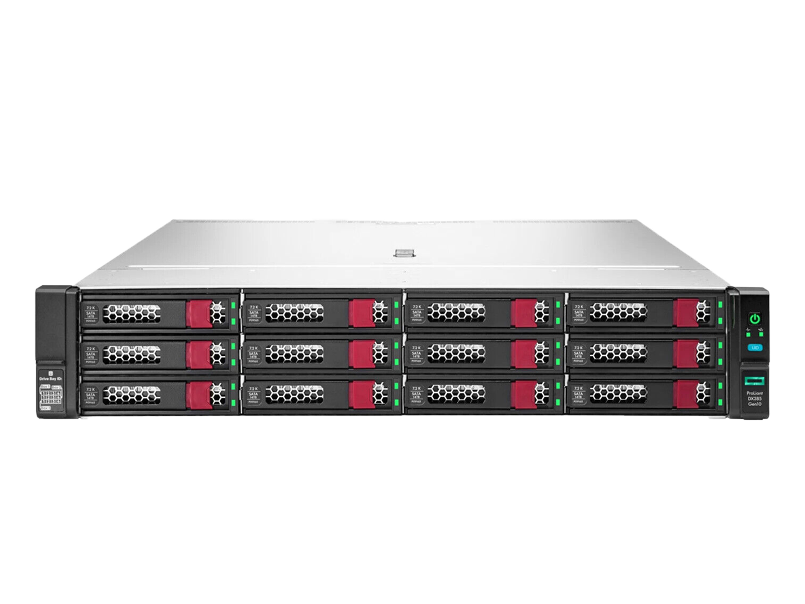 HPE ProLiant DL385 Gen10 Plus CTO Server 2x EPYC 7272 64GB 12x 18TB SAS HDD 2x 1600W P816i-a 10/25GbE