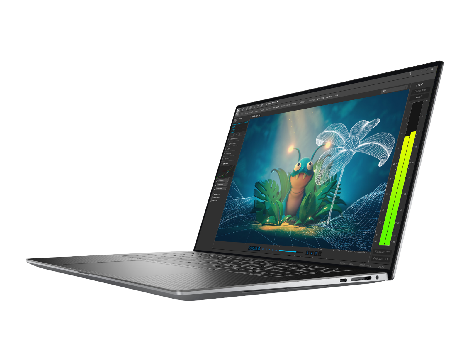 2022 Dell Precision 5570 15" Intel Core i7-12800H 512GB M.2 NVMe SSD 32GB DDR5 RAM nVidia A1000 4GB vRAM GPU 4K UHD+ Touch Screen 3840 x 2400 Laptop