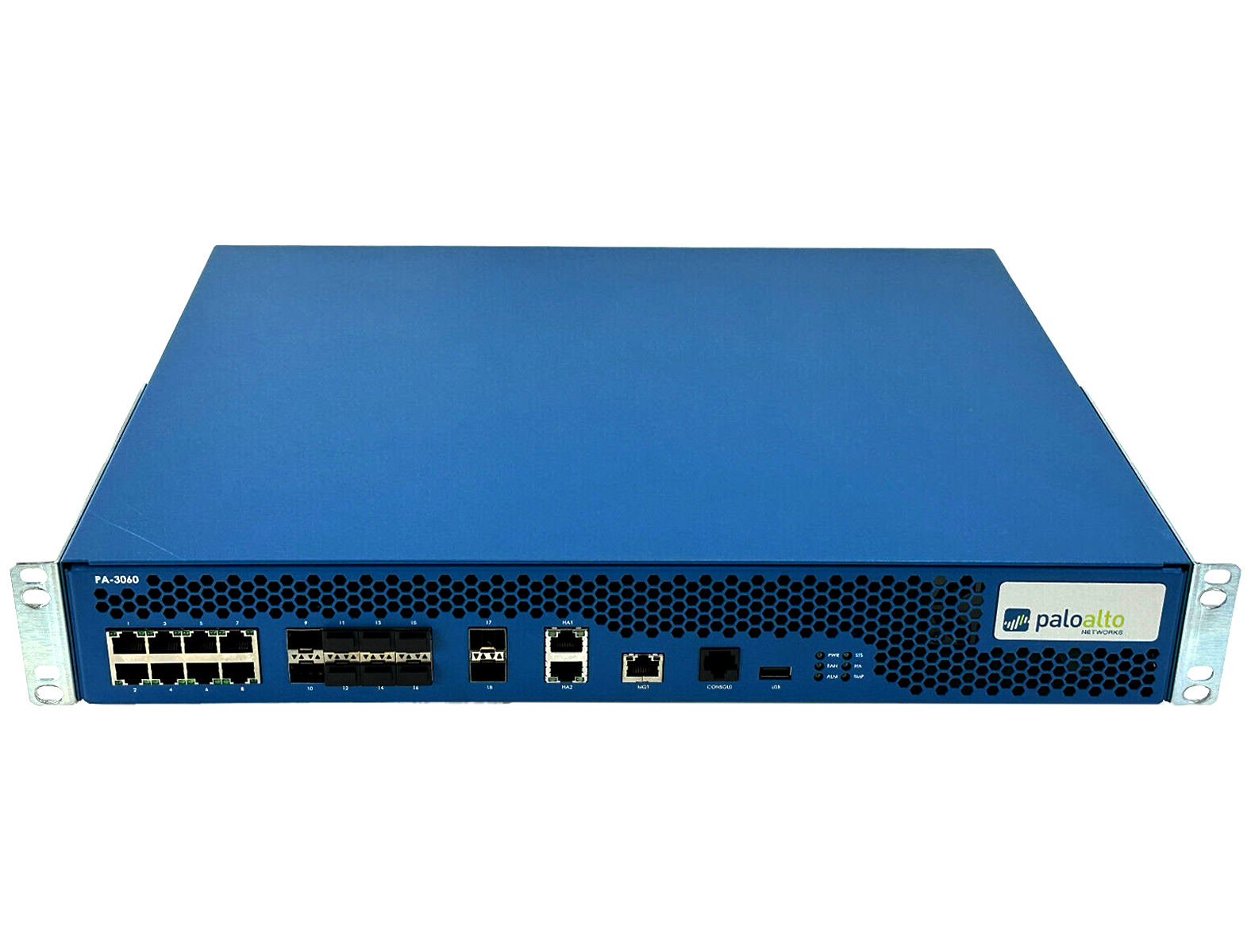 Palo Alto PA-3060 DPS-500WB-2 B High-Speed Internet Gateway Router Firewall VPN 1/10GbE 2x PSU.