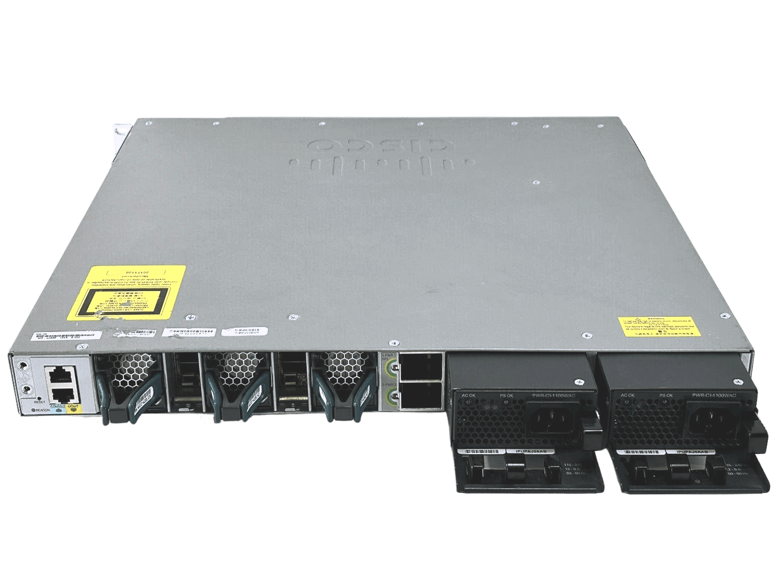 Cisco Catalyst WS-C3850-12XS-S Ethernet Switch 12 x 10GbE SFP+ 2x 1100WAC PSU.