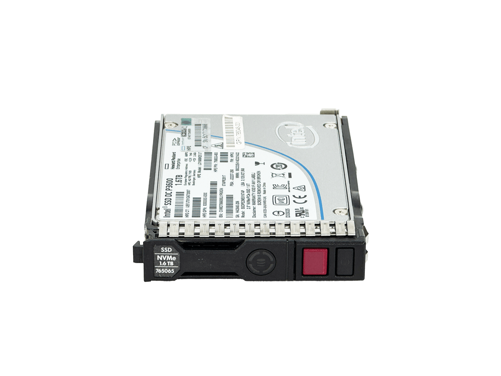 HPE 765065-001 1.6TB U.2 NVMe 2.5" SFF Mixed Use SCN MLC SSD Solid State Drive