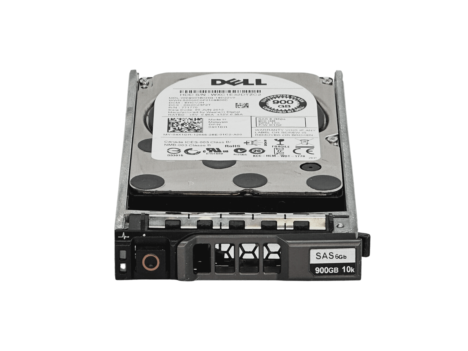 Dell 04X1DR 900GB SAS 6Gb/s 10K rpm 2.5" SFF 512n HDD Hard Disk Drive