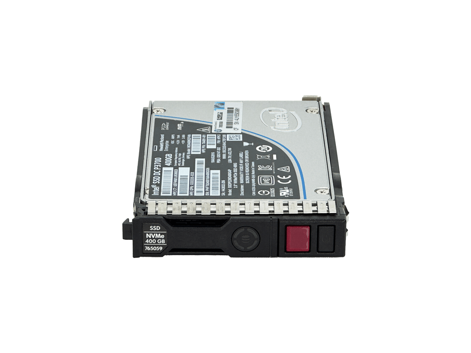 HPE 765059-001 400GB PCIe NVMe 2.5" SFF Write Intensive SCN MLC SSD Solid State Drive