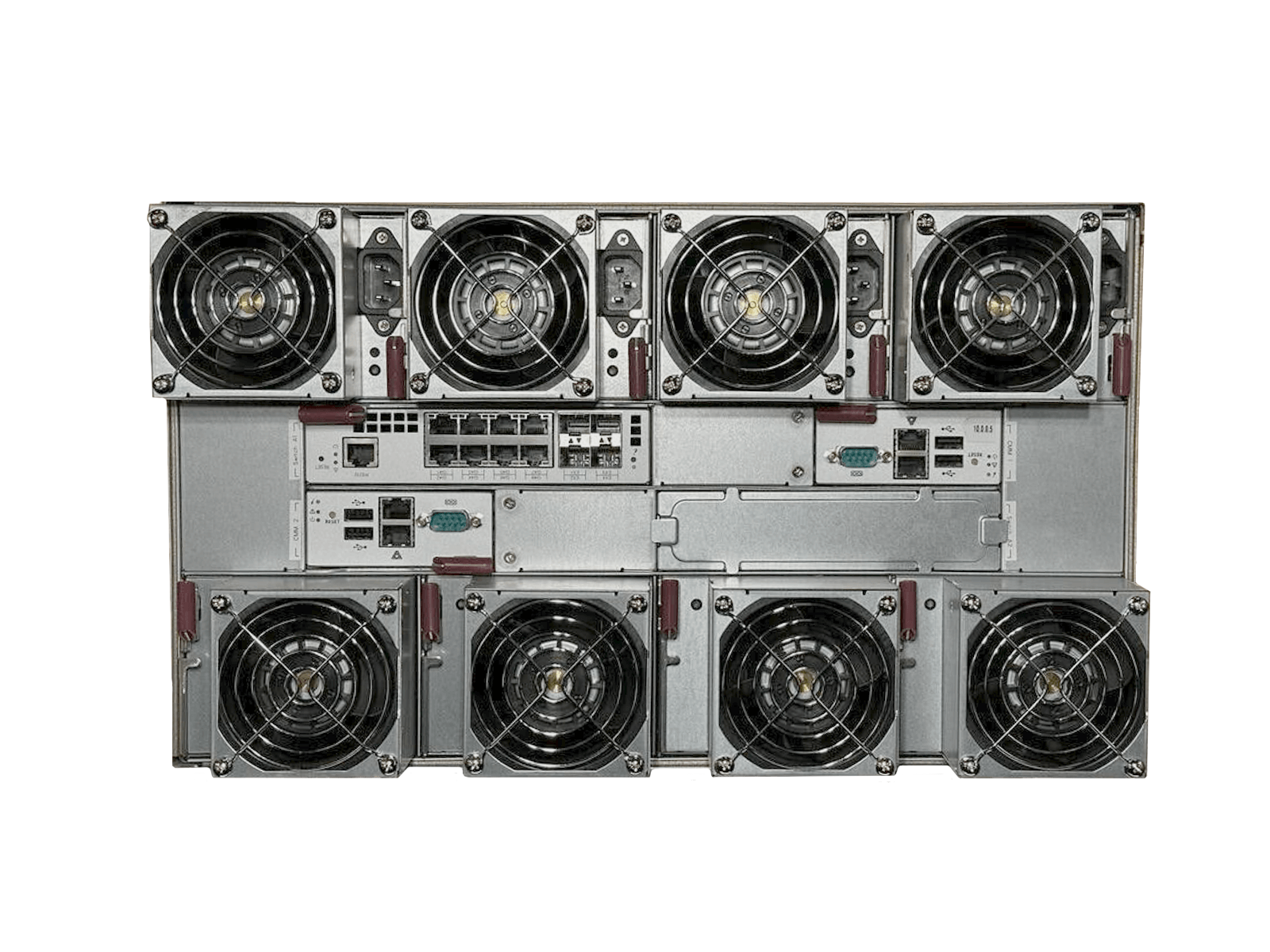 SuperMicro MBE-628E 9x MBI-6128R-T2 18x Xeon E5-2620 v3/v4 1152GB 4xPSU 2x CMM.